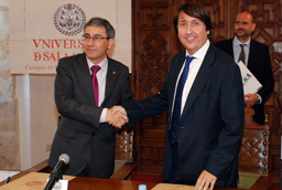 La Universidad de Salamanca y ALSA colaborarán en la aplicación de los resultados en investigación e innovación en el sector empresarial