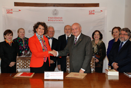 La Universidad de Salamanca suscribe un acuerdo de cooperación con la Academia Nacional de Historia del Ecuador