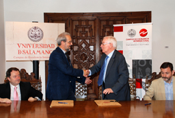 La Universidad de Salamanca y el Instituto Cervantes plantean organizar el Congreso Internacional de la Lengua Española en torno a 2018