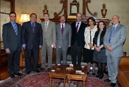 El rector de la Universidad de Salamanca recibe a las universidades egipcias del proyecto TEMPUS-IDELE