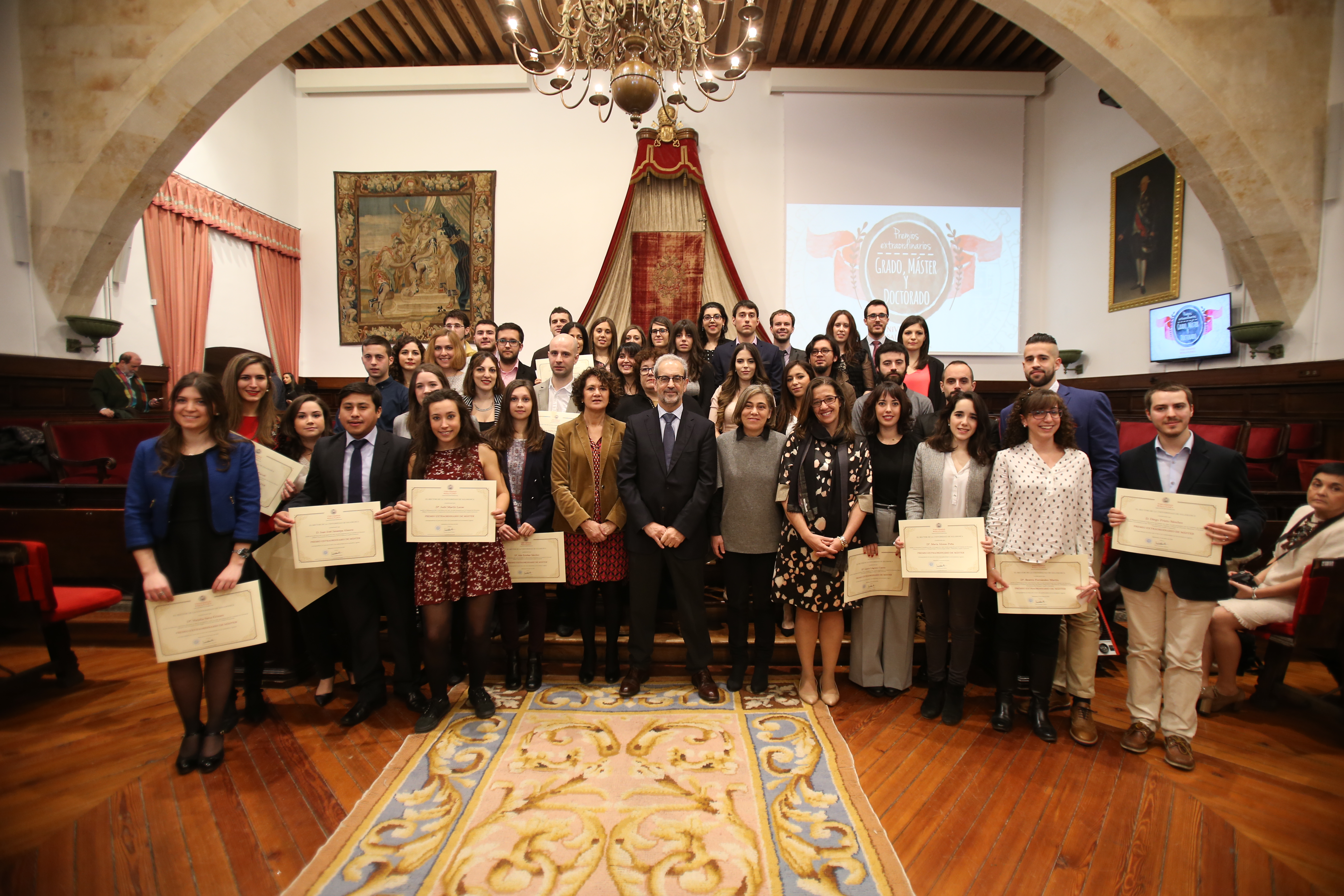 Entrega de los Premios Extraordinarios de Máster - 2016