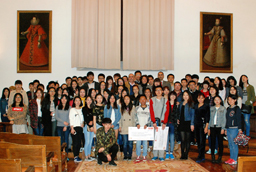 La Universidad de Salamanca recibe a un nutrido grupo de estudiantes chinos que ampliarán sus conocimientos de español en sus aulas