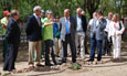 El rector inaugura en Ávila el proyecto Arboreto