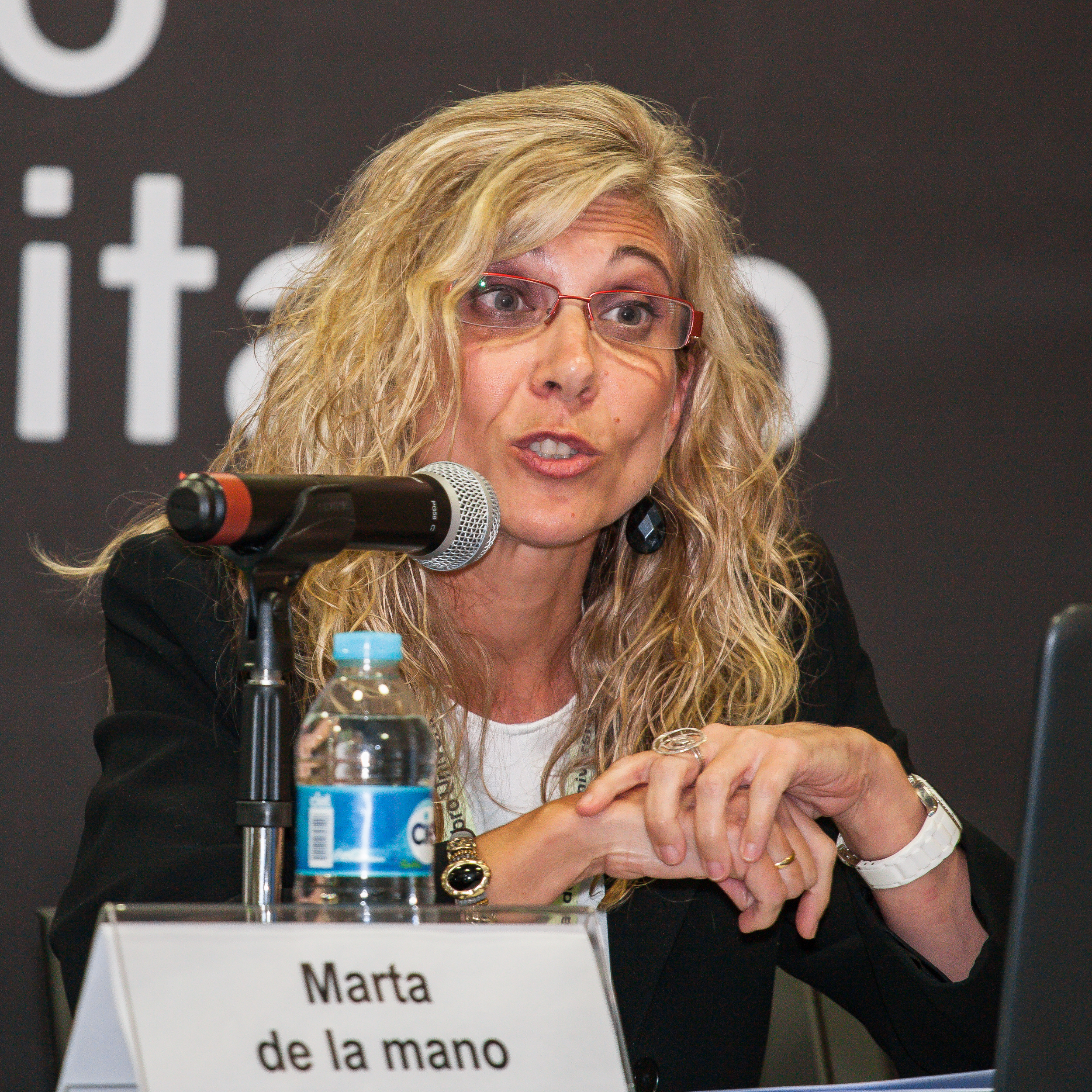 Marta de la Mano, directora del Servicio de Bibliotecas.