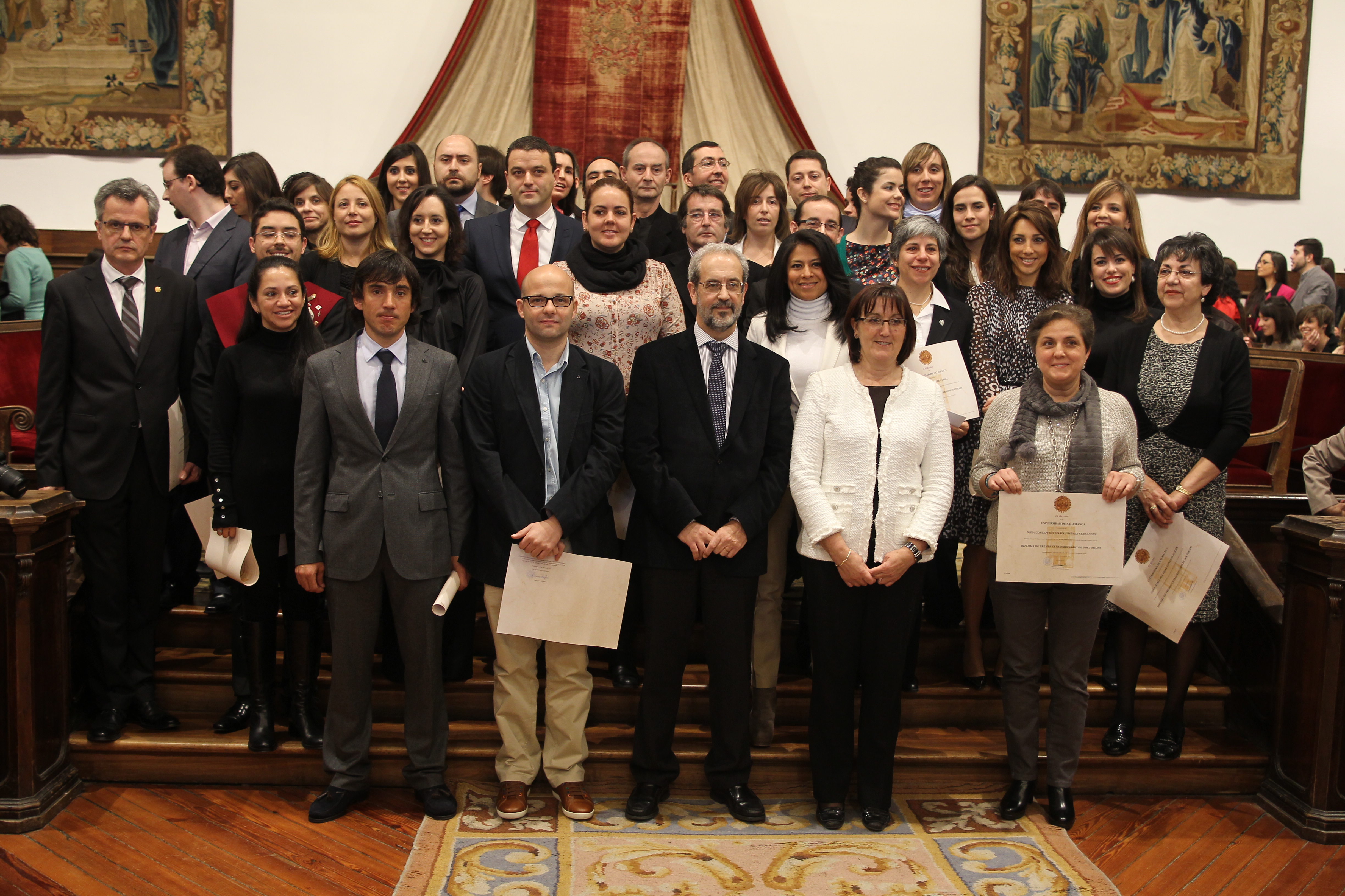 Un centenar de estudiantes recibe los premios extraordinarios de Grado, Grado de Salamanca, Máster y Doctorado de la Universidad de Salamanca