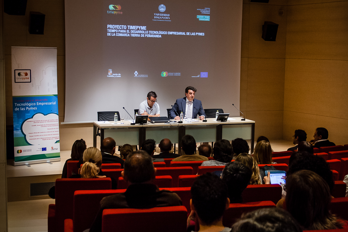 La Universidad de Salamanca presenta en el CITA el proyecto TimePyme sobre desarrollo de servicios digitales comunes para mejorar la competitividad de las PYMES de Tierra de Peñaranda