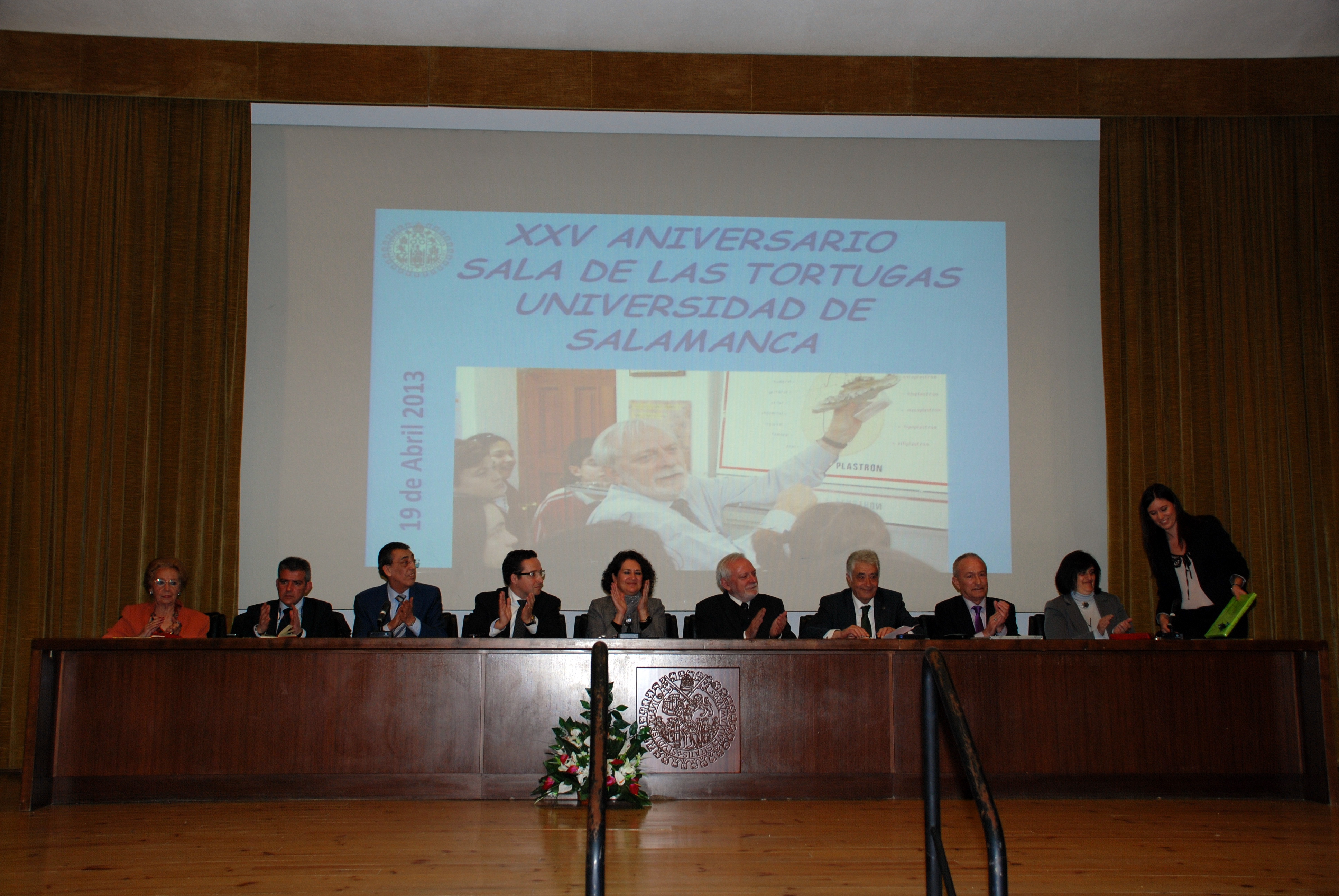 La Facultad de Ciencias de la Universidad de Salamanca acoge un acto oficial en conmemoración del XXV aniversario de la ‘Sala de las Tortugas’ y su fundador, Emiliano Jiménez