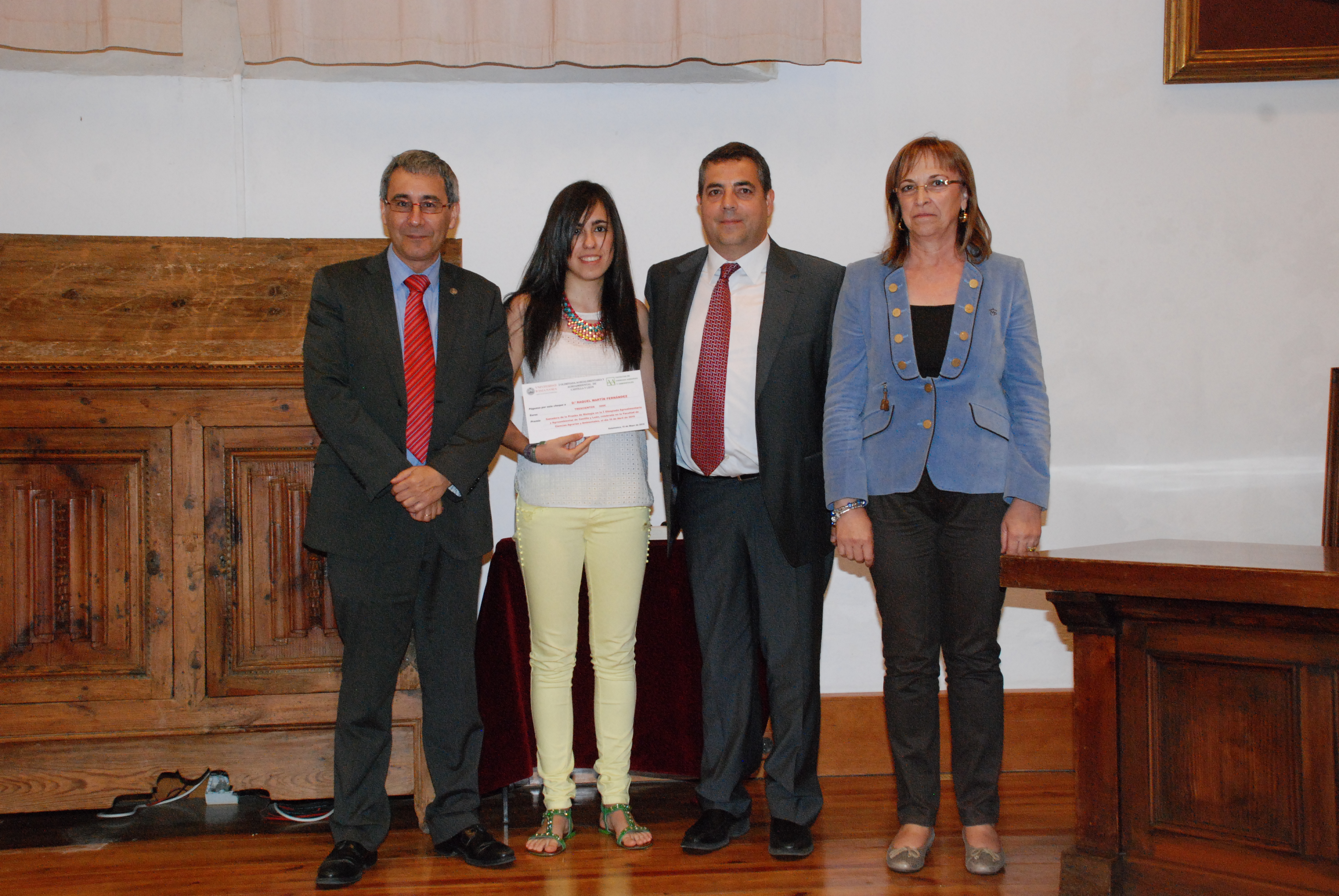 La Facultad de Ciencias Agrarias y Ambientales entrega los premios de la I Olimpiada Agroalimentaria y Agroambiental de Castilla y León 