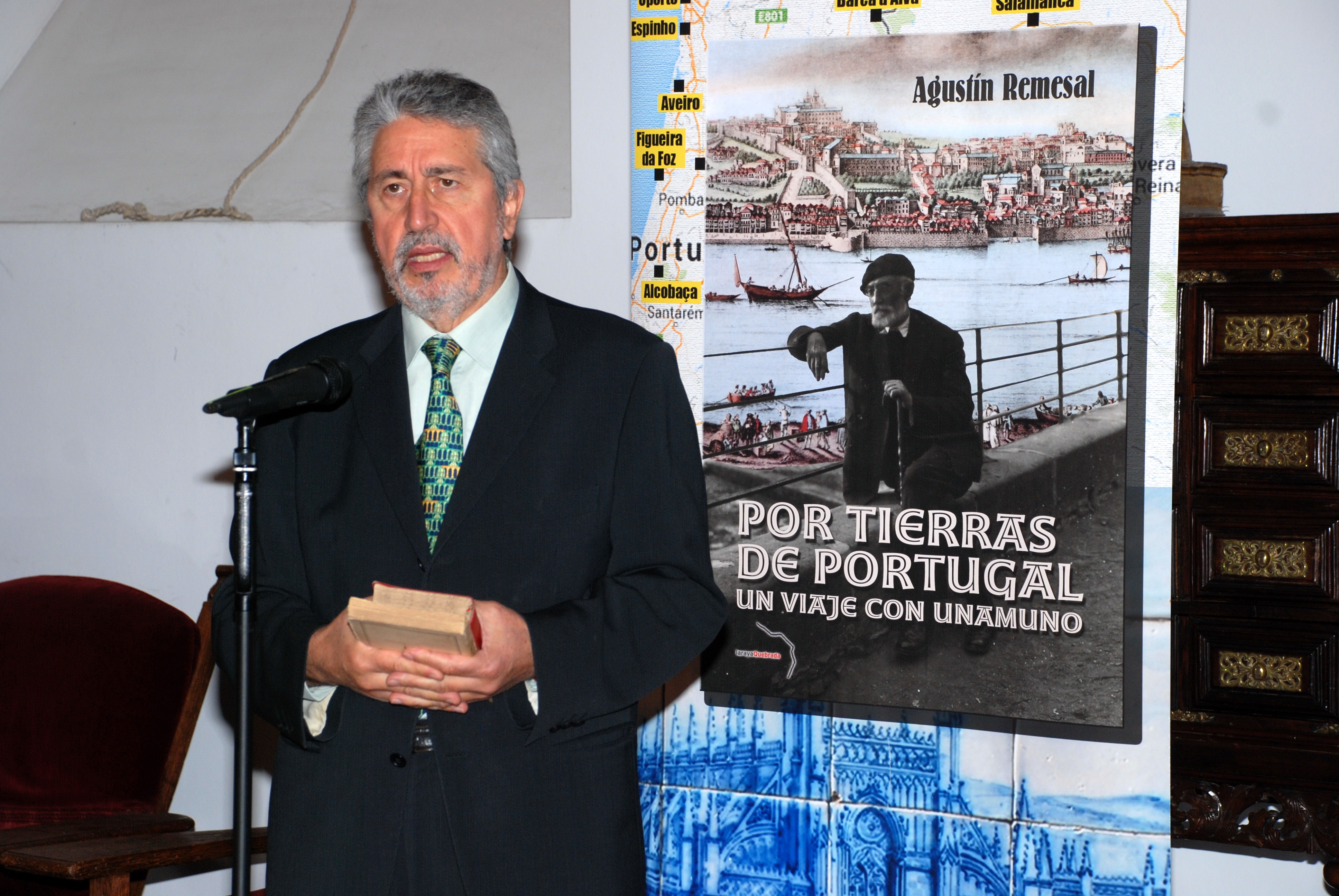 El periodista Agustín Remesal presenta el libro ‘Por tierras de Portugal. Un viaje con Unamuno’
