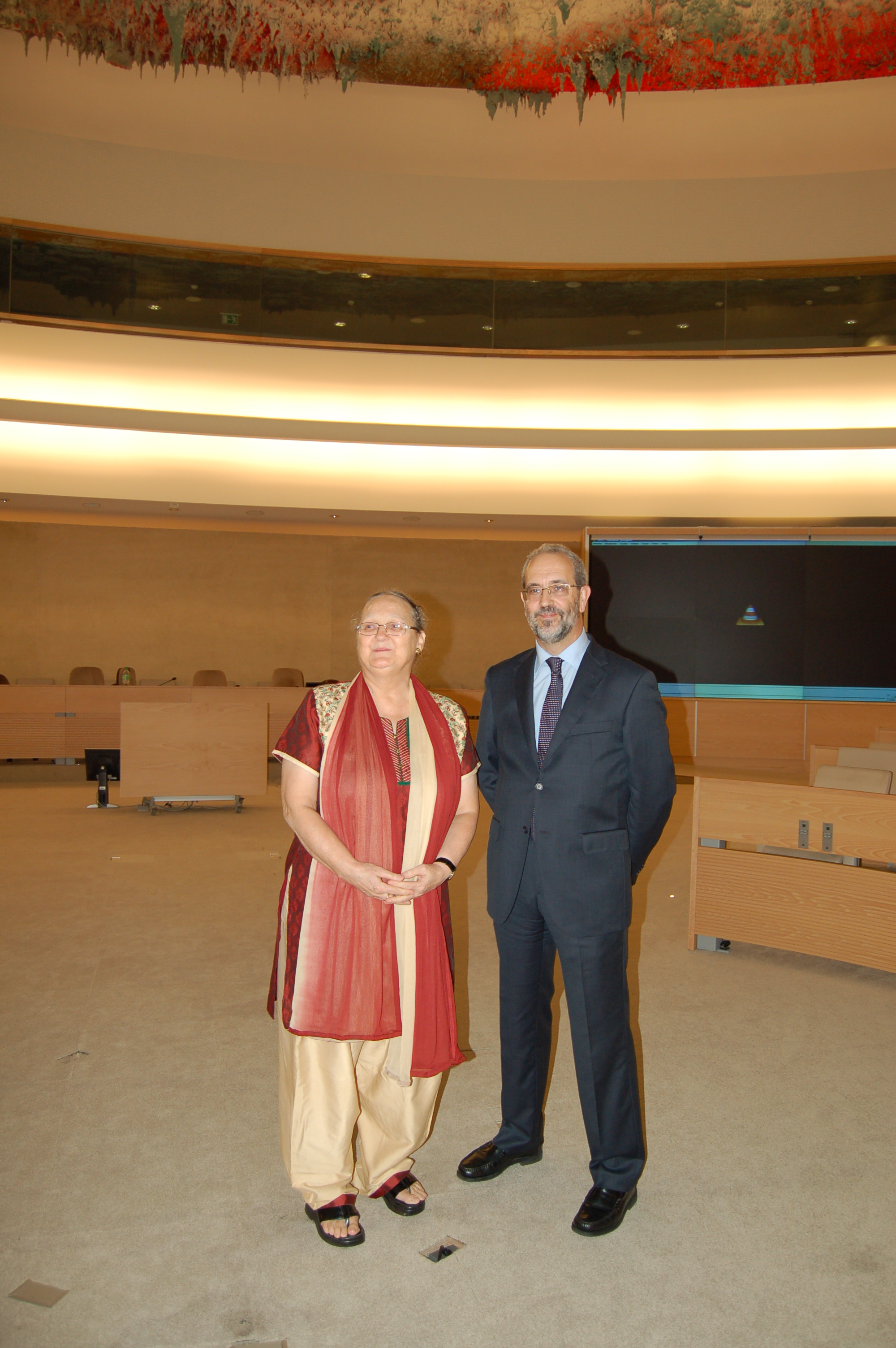 Defensa en Ginebra de la candidatura de la Fundación Vicente Ferrer al Premio Nobel de la Paz 2011