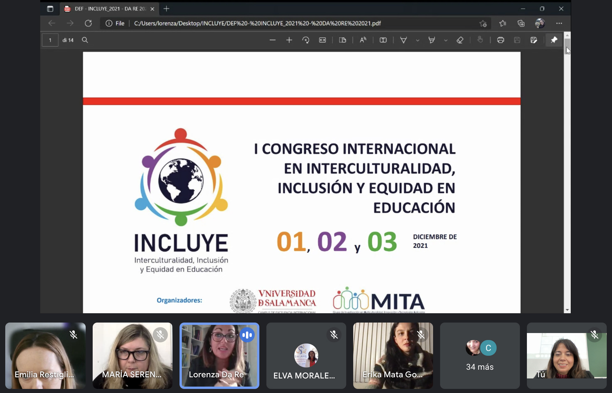 I Congreso Internacional en Interculturalidad, Inclusión y Equidad en Educación