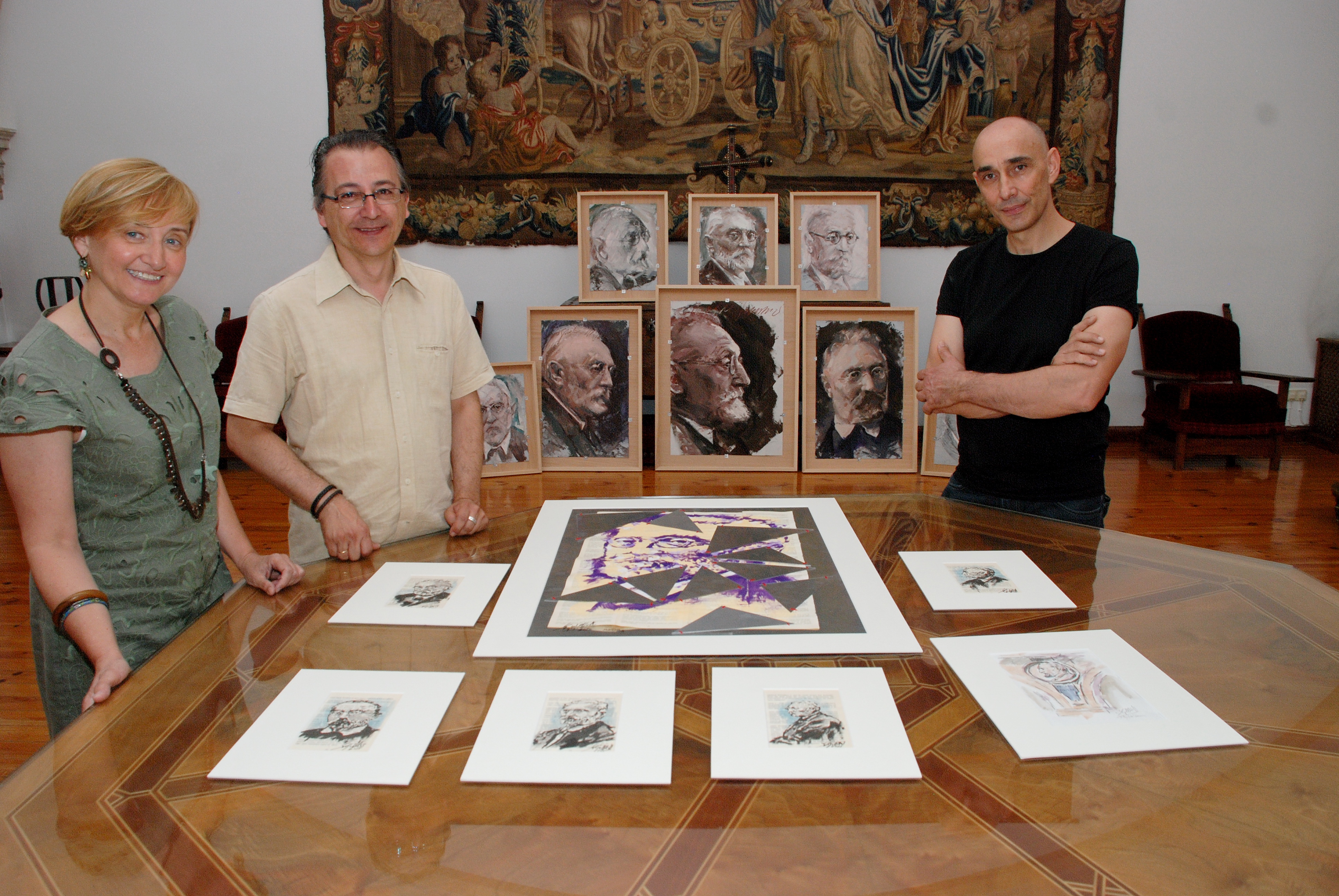 La Casa Museo Unamuno recibe una serie de trabajos artísticos inspirados en la figura de Miguel de Unamuno