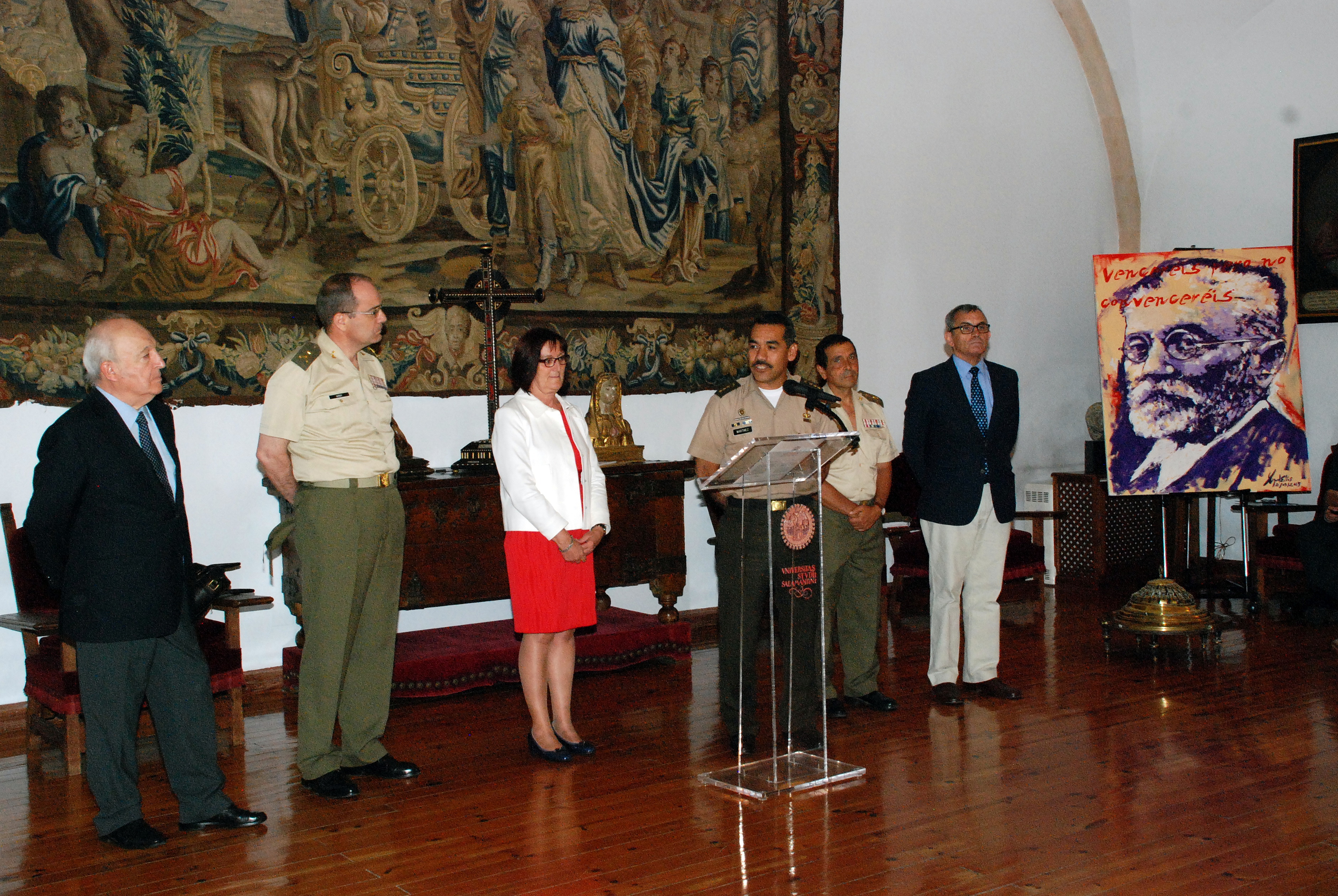 La secretaria general, Mª Luisa Martín, clausura el ‘XIV Curso de Altos Estudios para Oficiales Superiores Iberoamericanos’