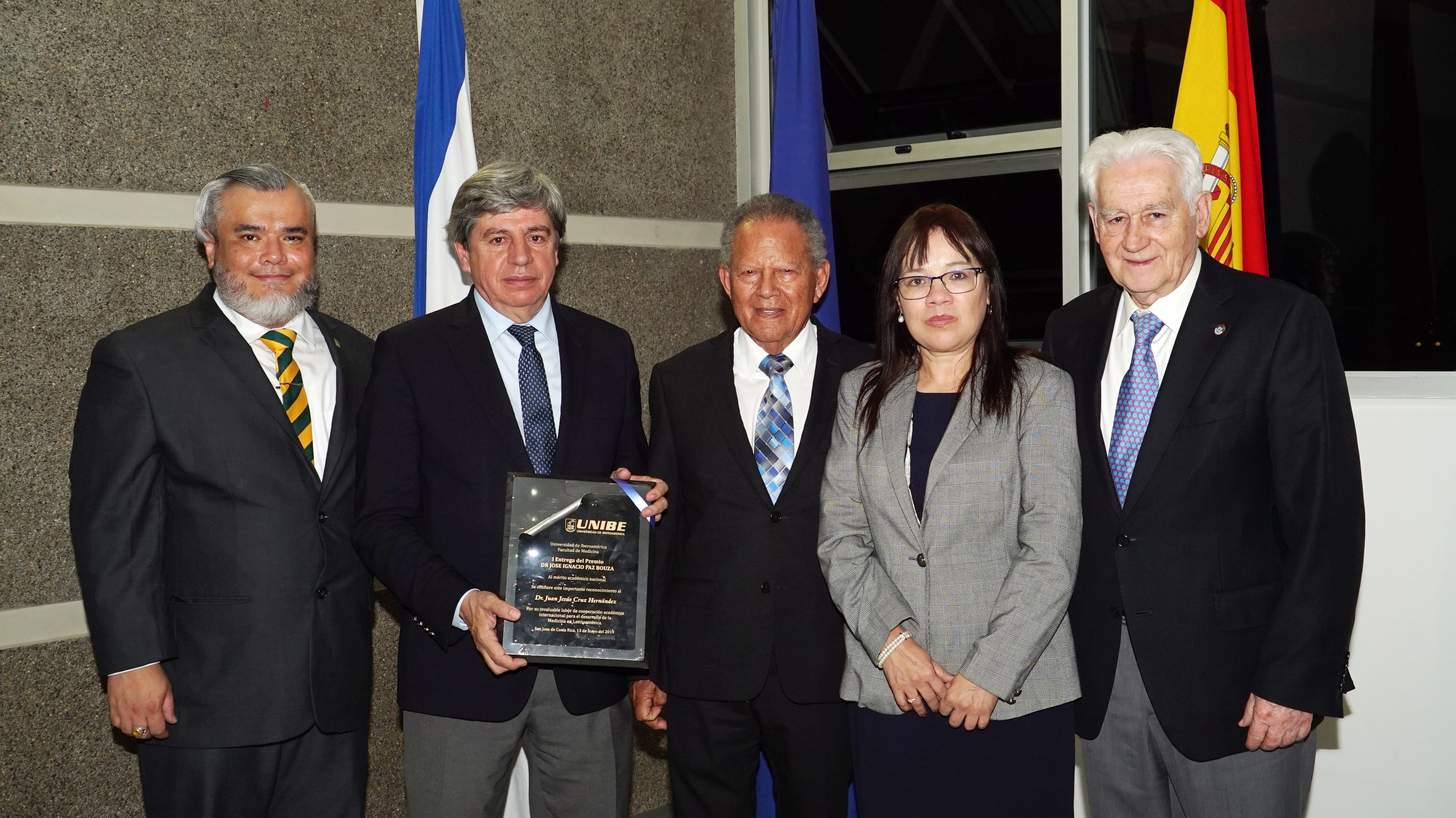 La Universidad de Iberoamérica de Costa Rica crea el Premio Dr. José Ignacio Paz Bouza al Mérito Académico Internacional 