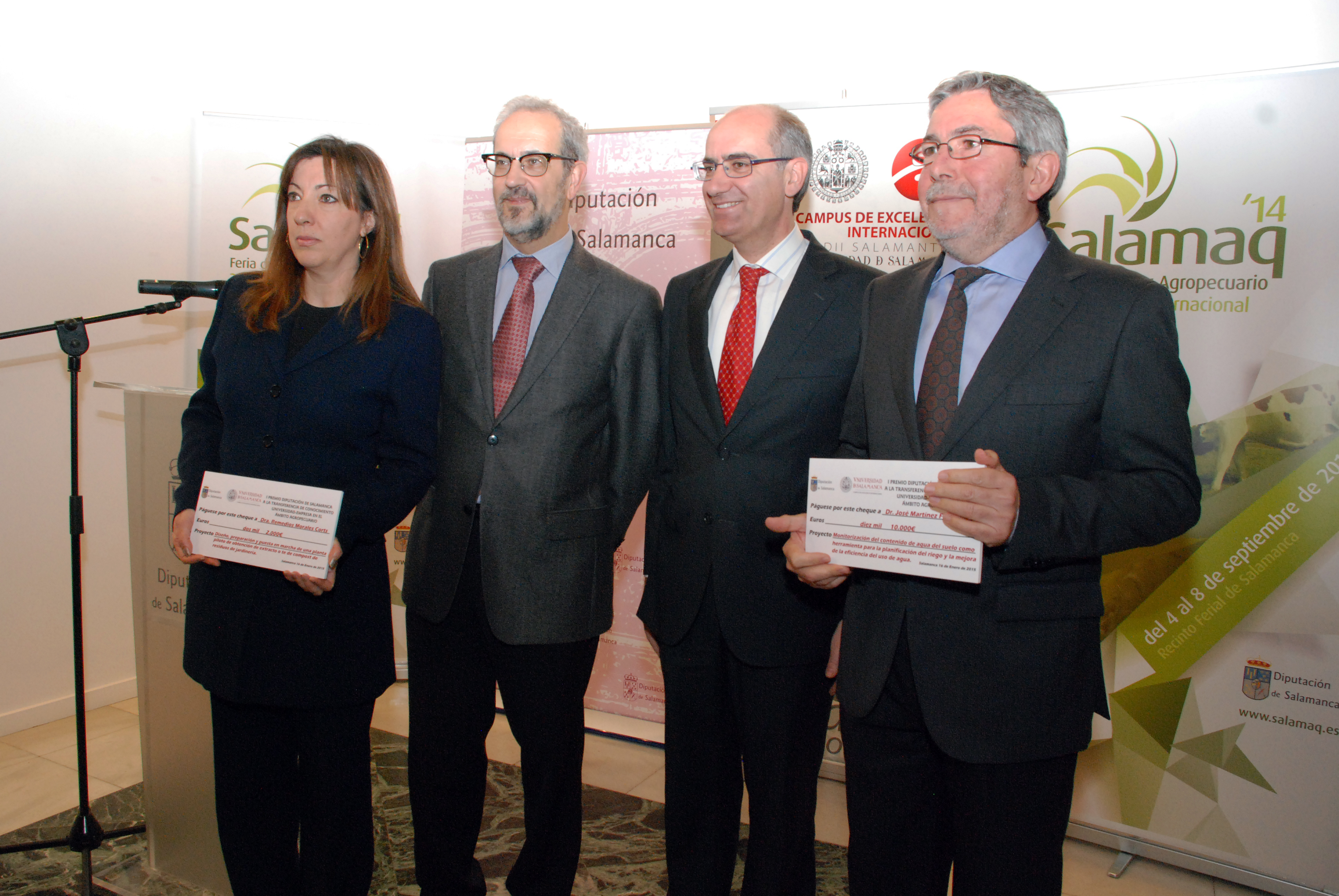 Dos investigadores de la Universidad de Salamanca, premiados por su labor en la transferencia de conocimiento al ámbito agropecuario