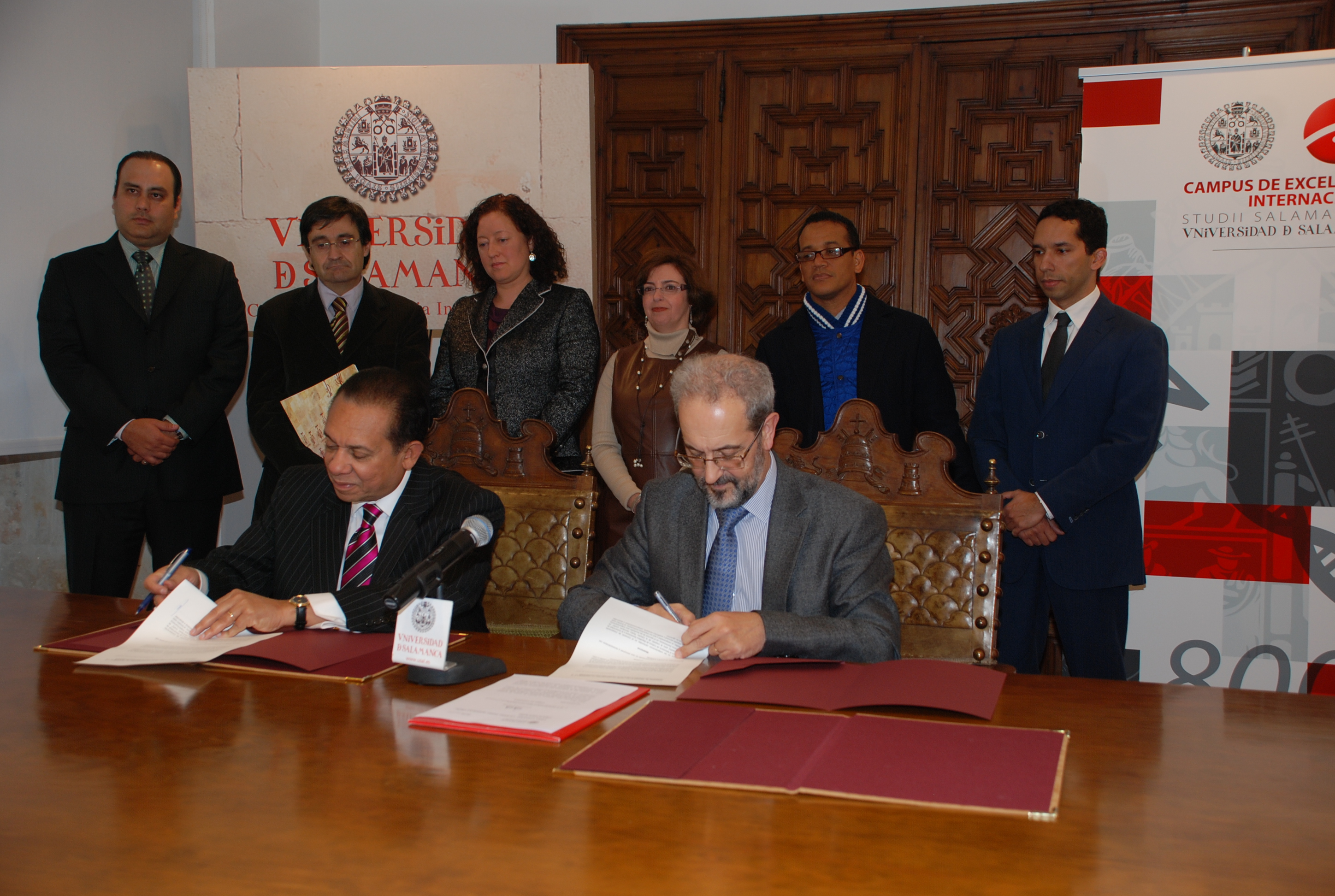 Firma de convenio entre la Universidad de Salamanca y Ministerio de Cultura de la República Dominicana