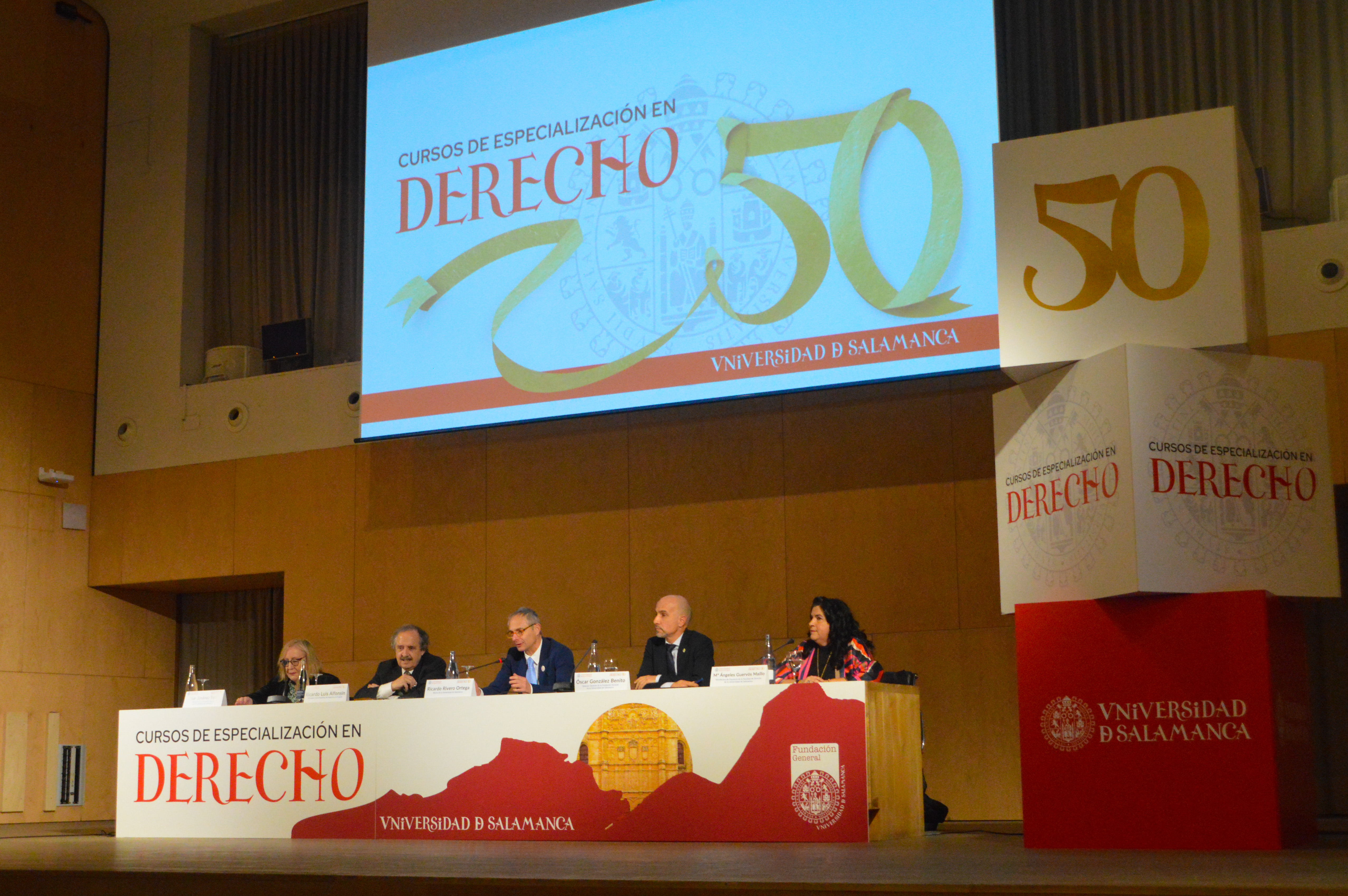 Inauguración 50º edición de los Cursos de Especialización en Derecho