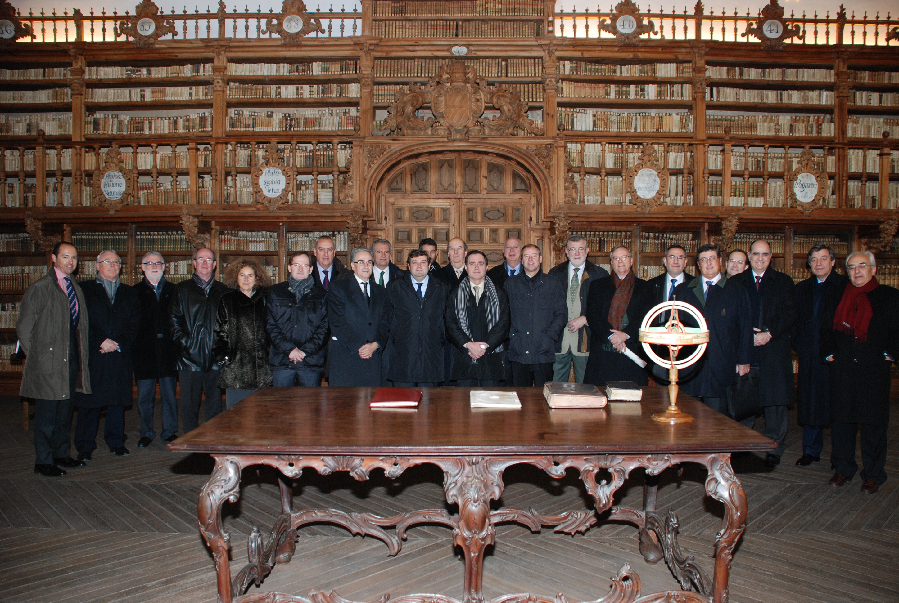 Pleno del Consejo de Universidades en la Universidad de Salamanca presidido ministro de Educación, José Ignacio Wert.