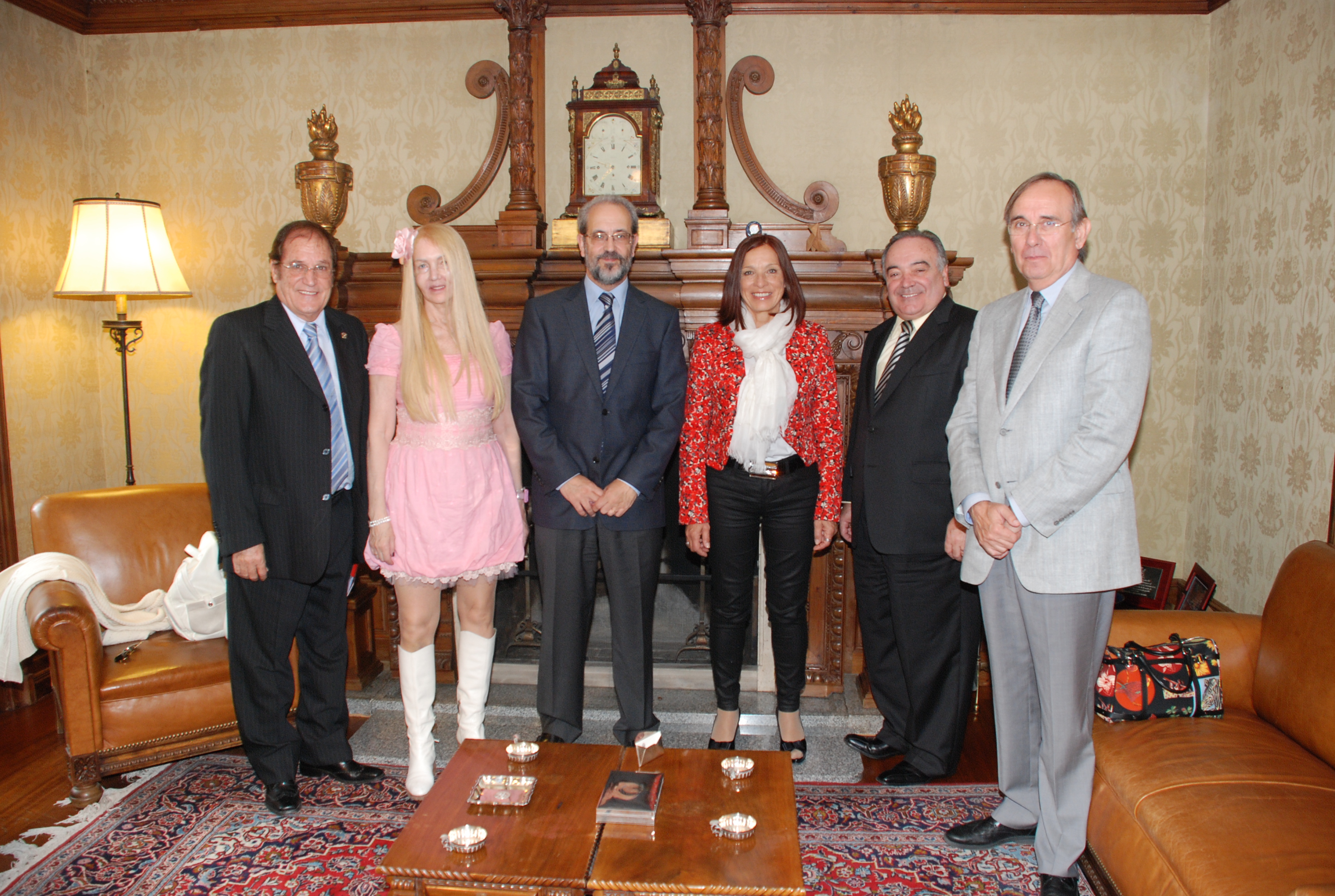 Visita de los presidentes de la ACYLE y de la Fundación Gutenberg de Argentina