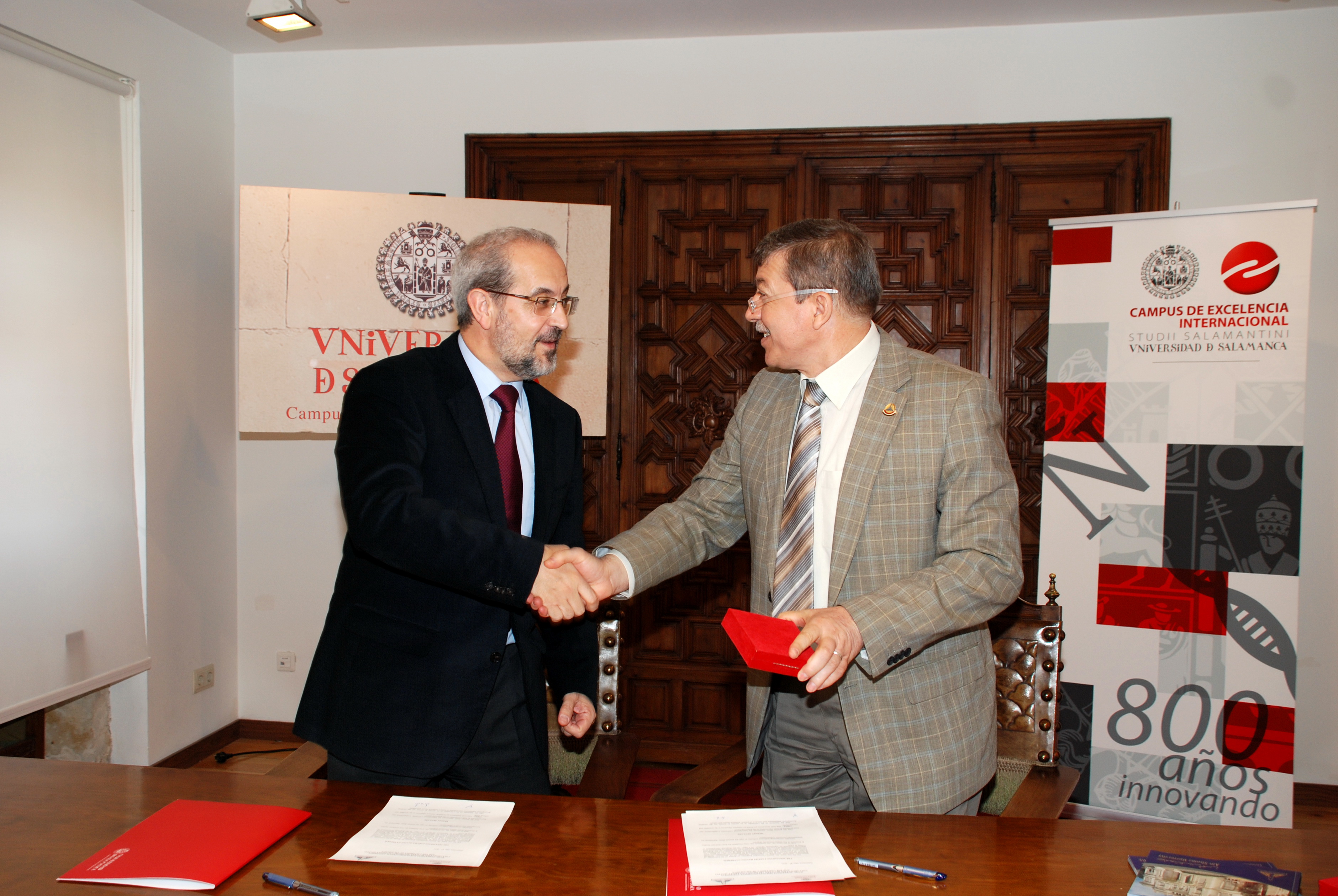 El rector de la Universidad de Salamanca recibe a las universidades egipcias del proyecto TEMPUS-IDELE