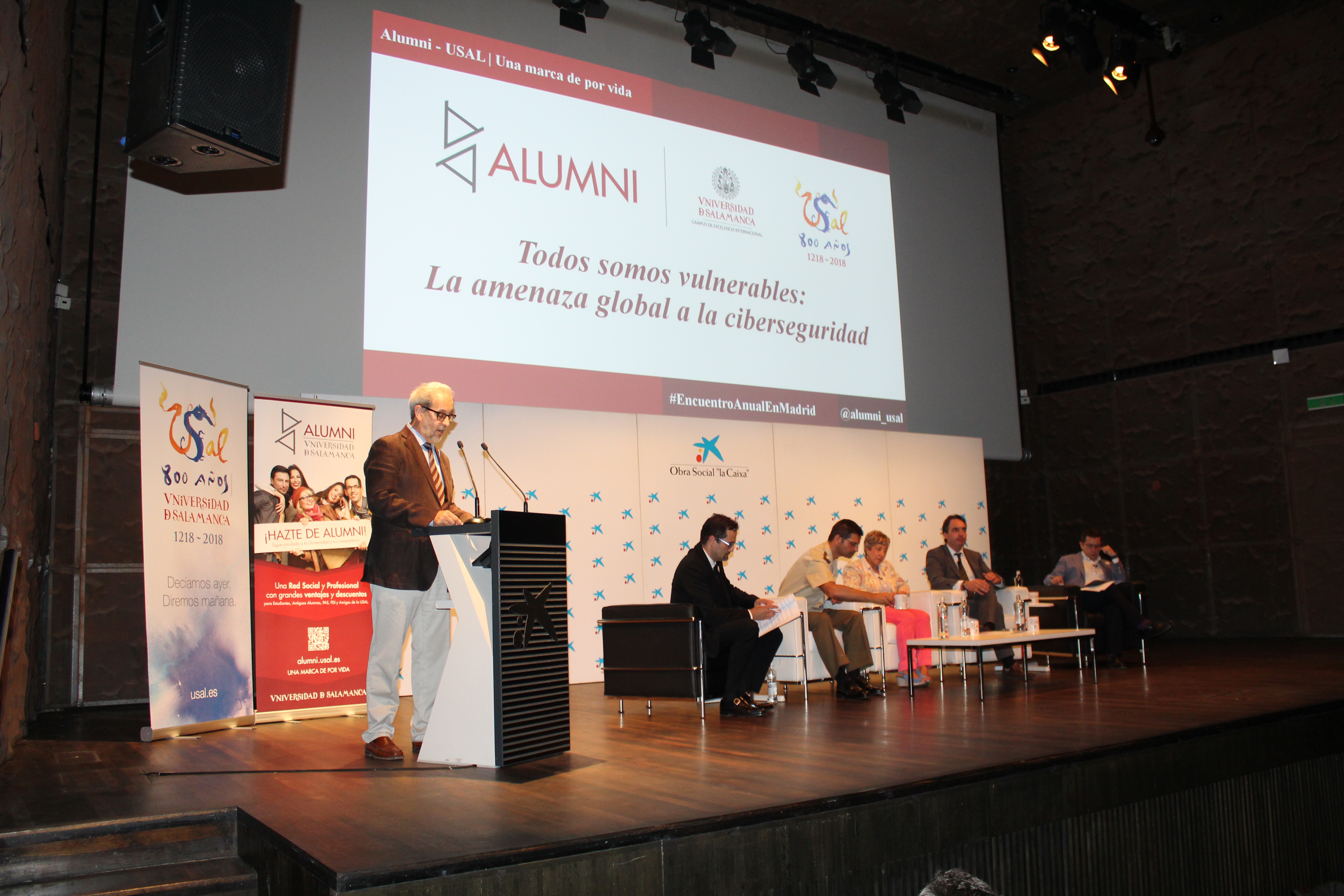 Alumni-Universidad de Salamanca debate sobre ciberseguridad en la presentación de su capítulo en Madrid 