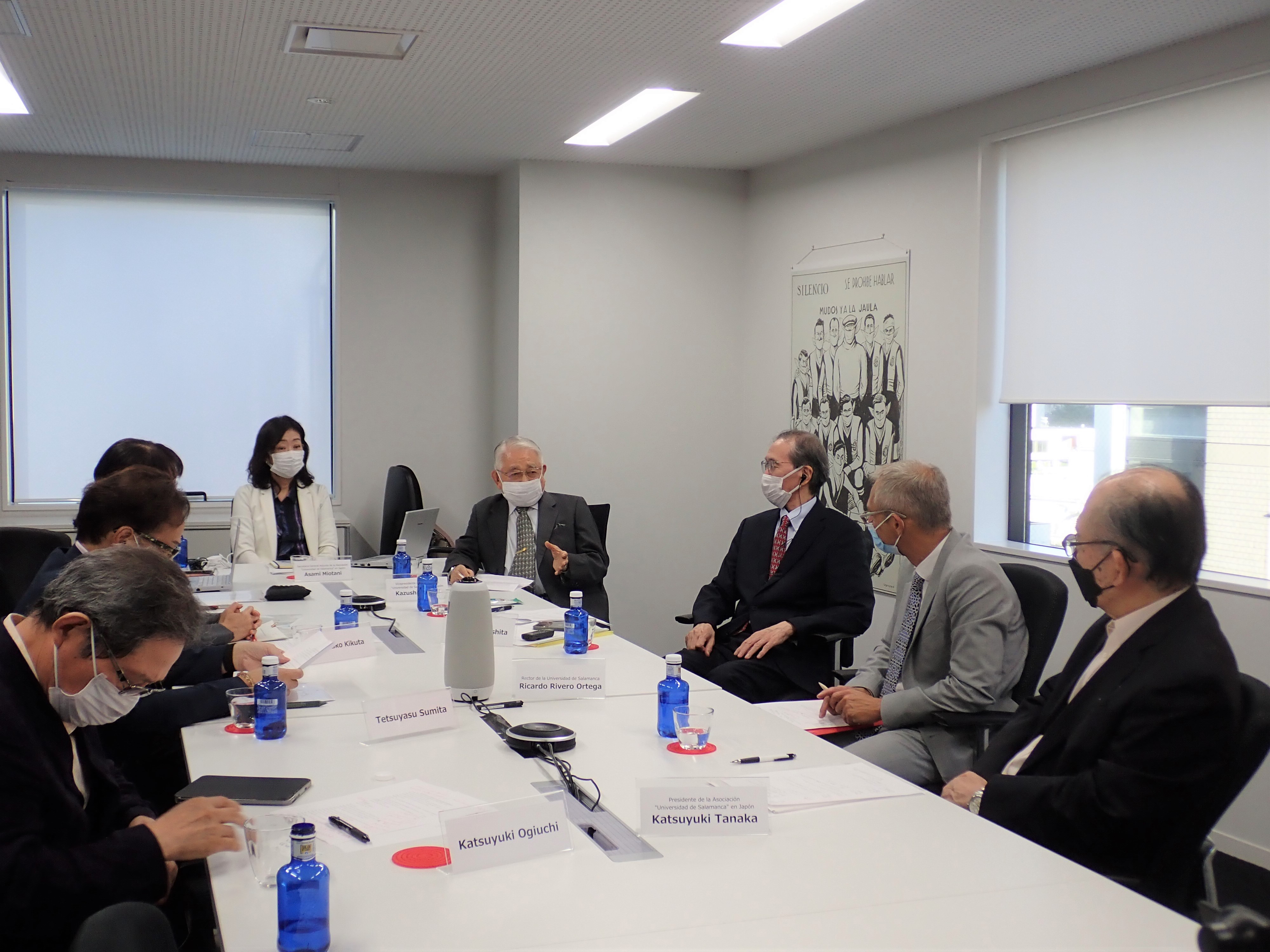 El rector de la Universidad de Salamanca impulsa las relaciones con universidades e instituciones japonesas 