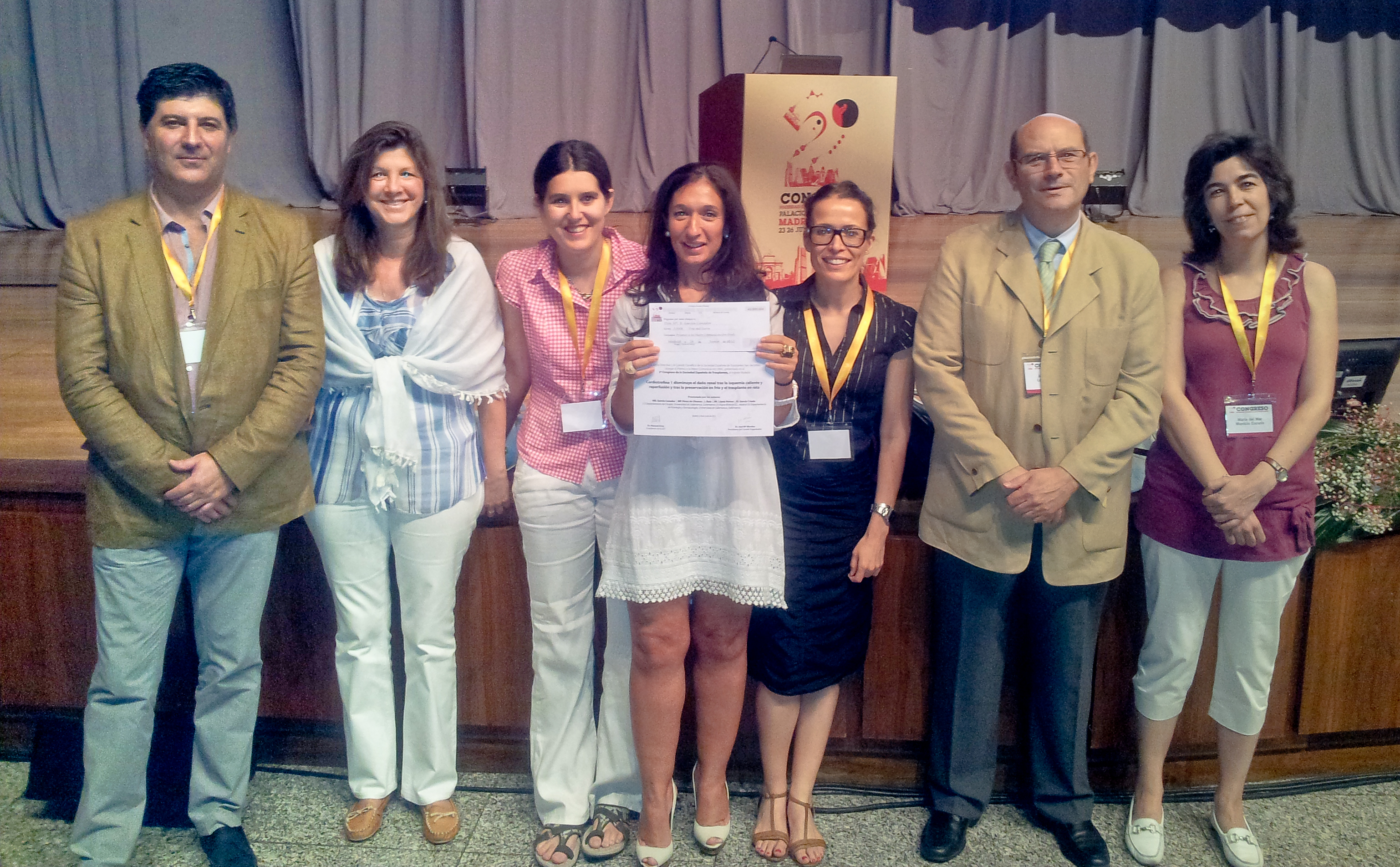 La Sociedad Española de Transplante entregó el galardón durante su II Congreso