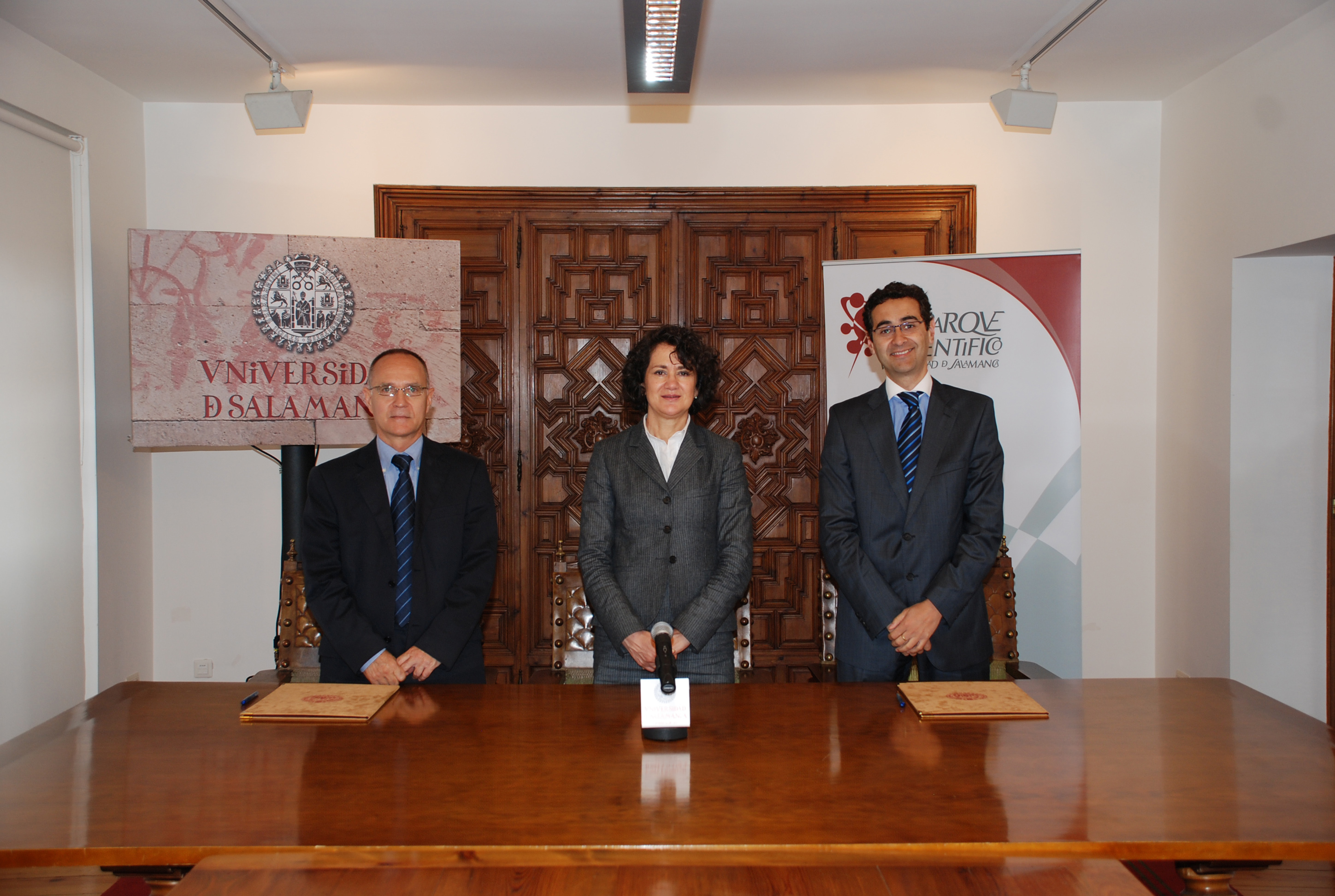 La Fundación Parque Científico de la Universidad de Salamanca suscribe un convenio con la empresa Novatriz Consult