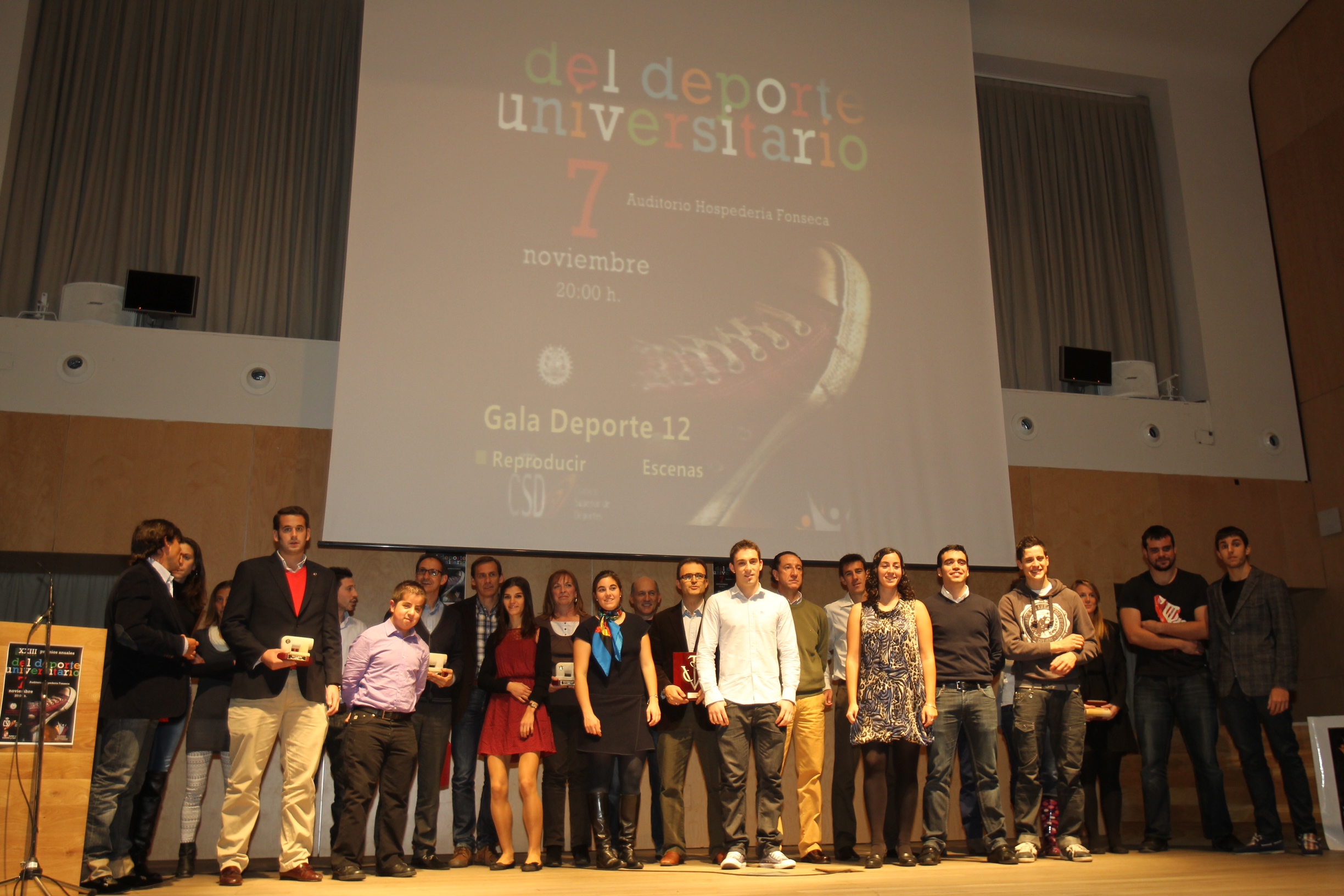 Ceremonia de entrega de los XXIII Premios Anuales del Deporte Universitario 