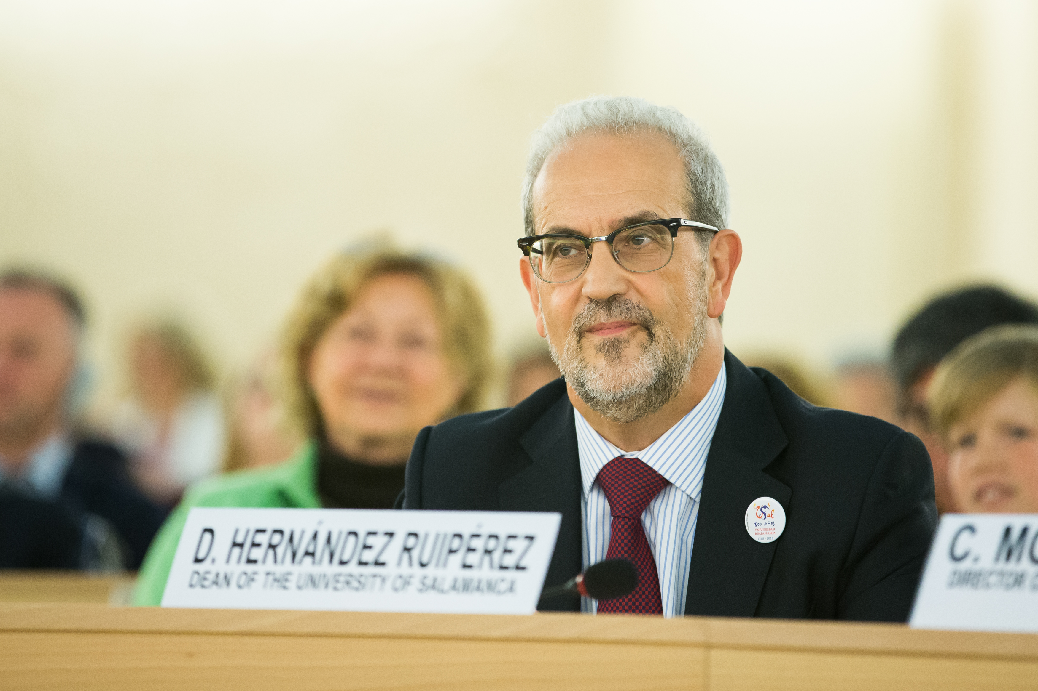 El rector de la Universidad de Salamanca presenta el SIELE en la Oficina de las Naciones Unidas en Ginebra