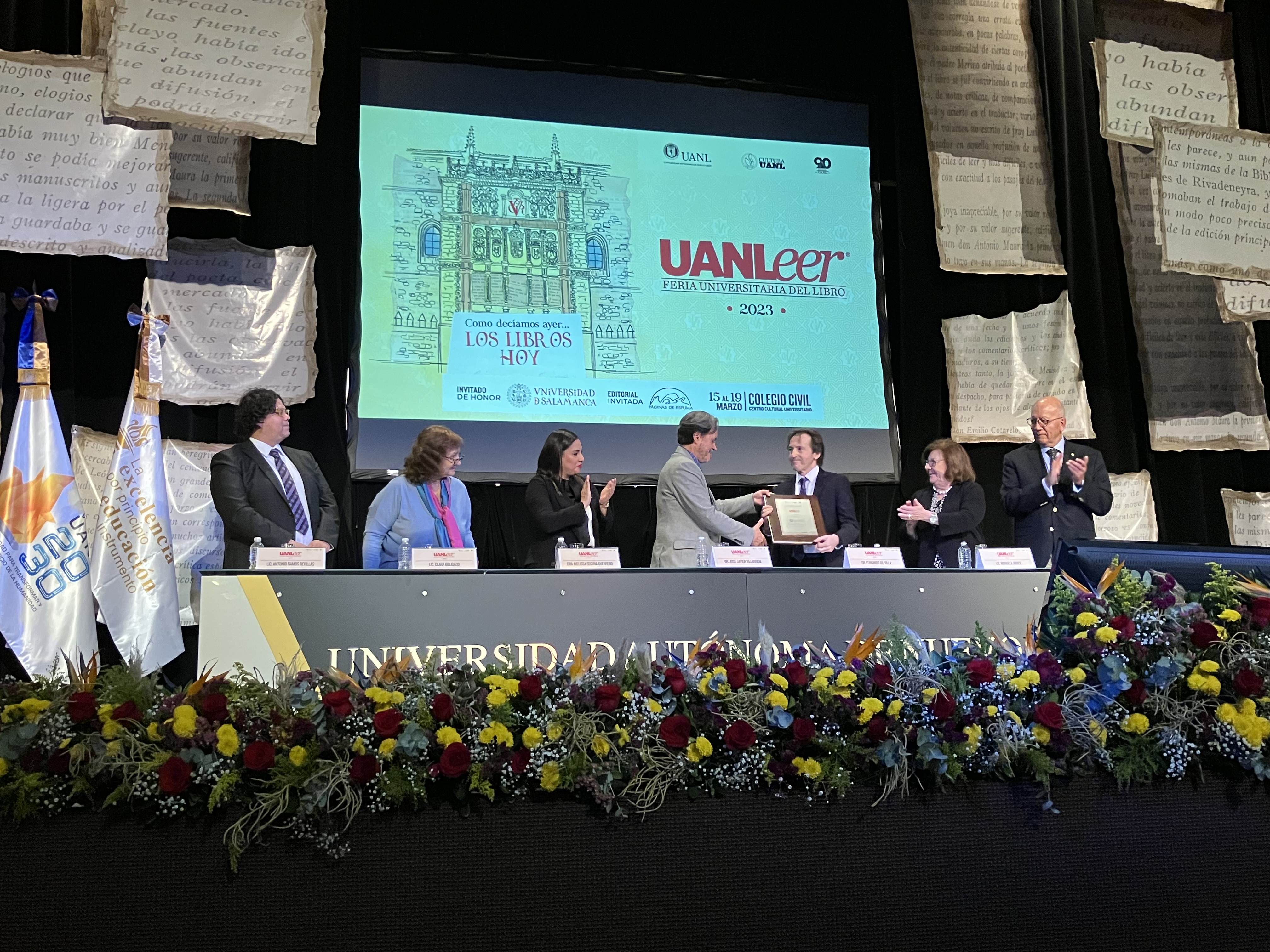La USAL, invitada de honor de la Feria Universitaria del Libro de la Universidad Autónoma de Nuevo León