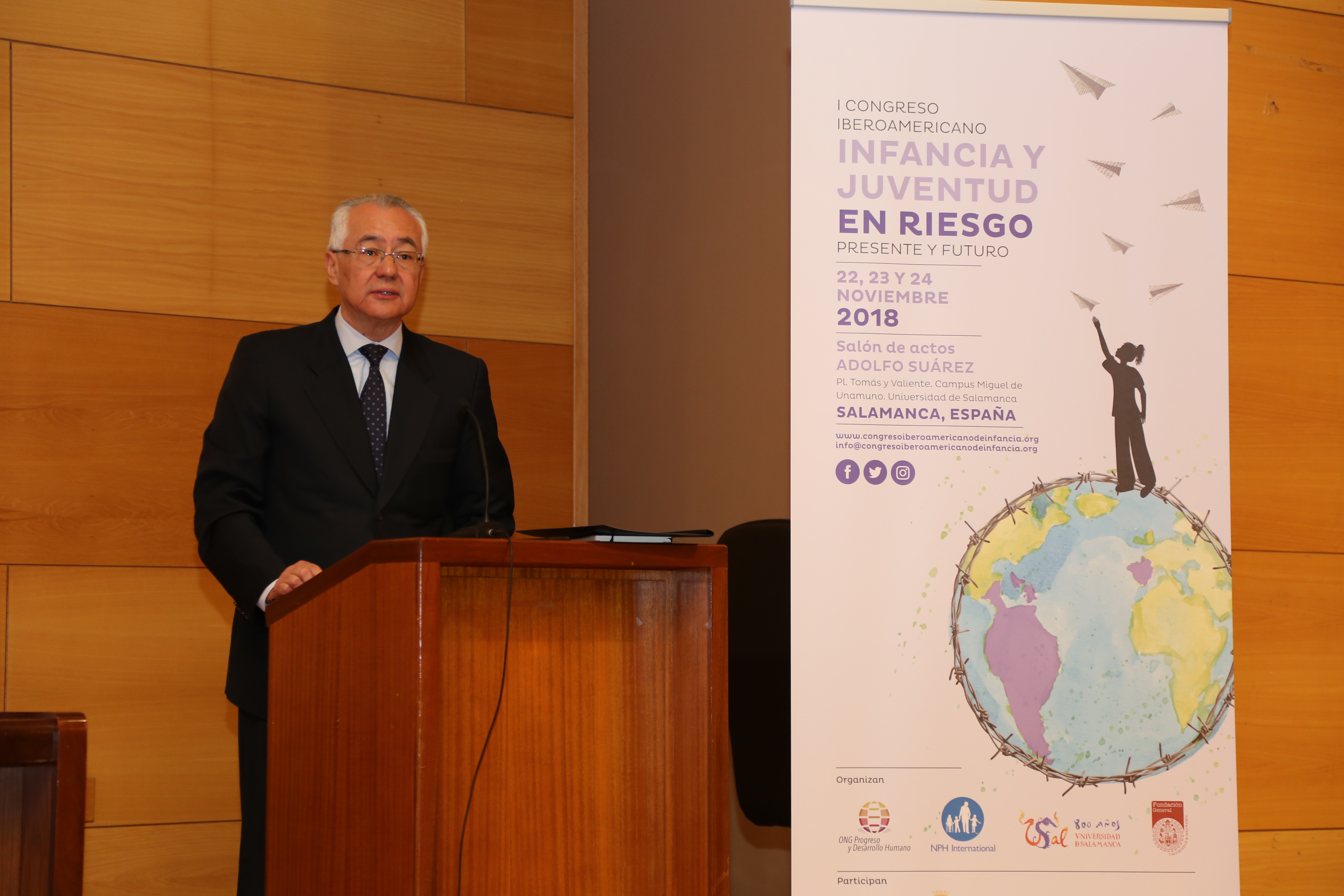 La Universidad de Salamanca acoge el I Congreso Iberoamericano de Infancia y Juventud en riesgo 