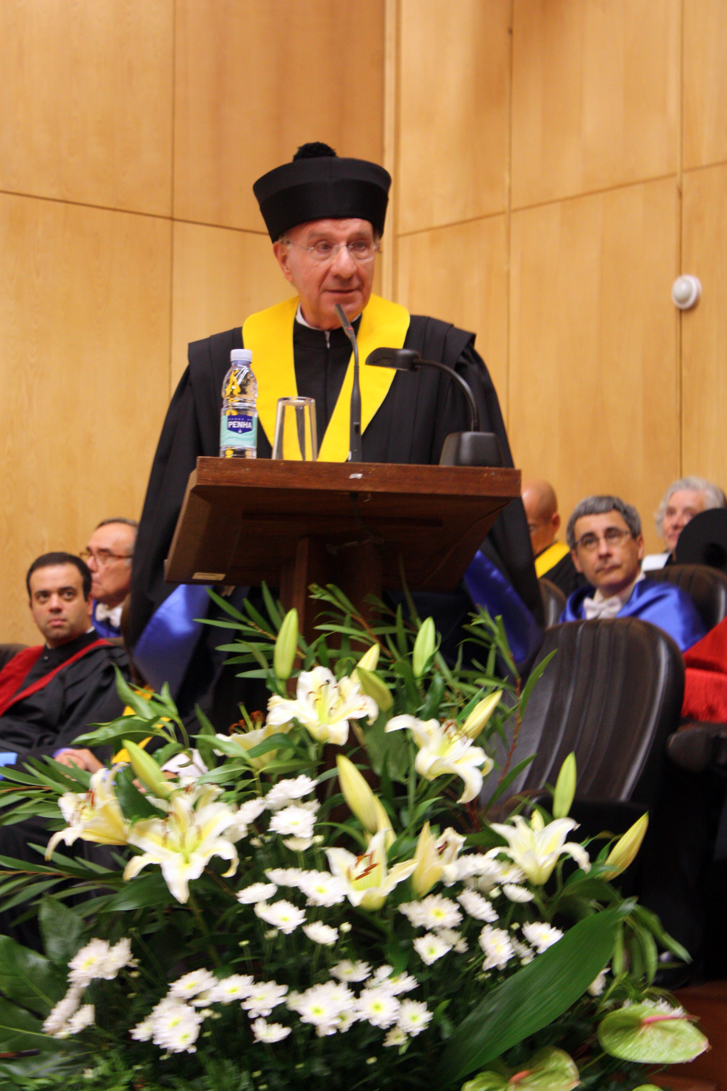 El exrector de la Universidad de Salamanca Julio Fermoso, nombrado doctor honoris causa por la Universidad de Beira Interior