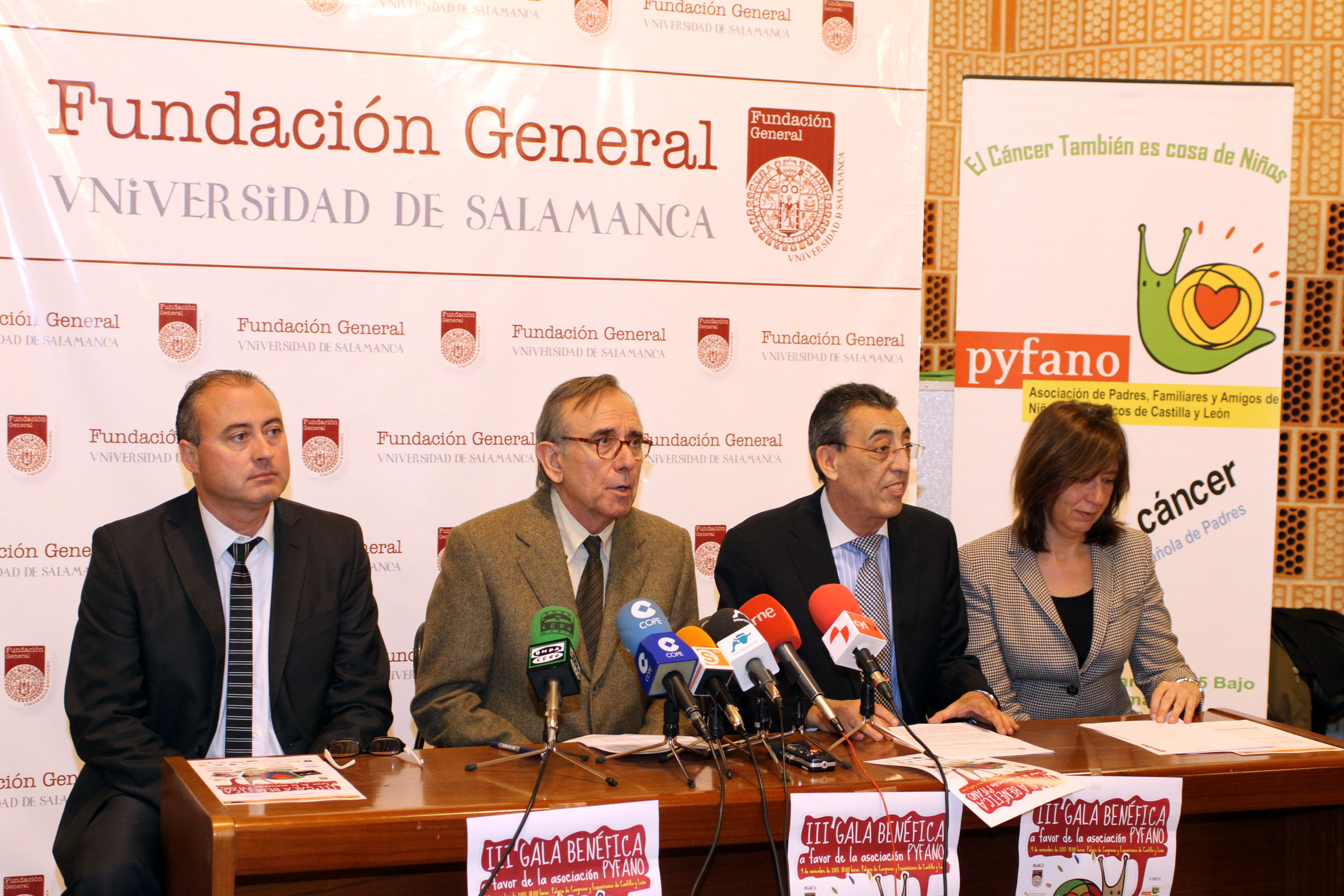 La Fundación General de la Universidad de Salamanca colabora en la III Gala Benéfica a favor de la Asociación PYFANO