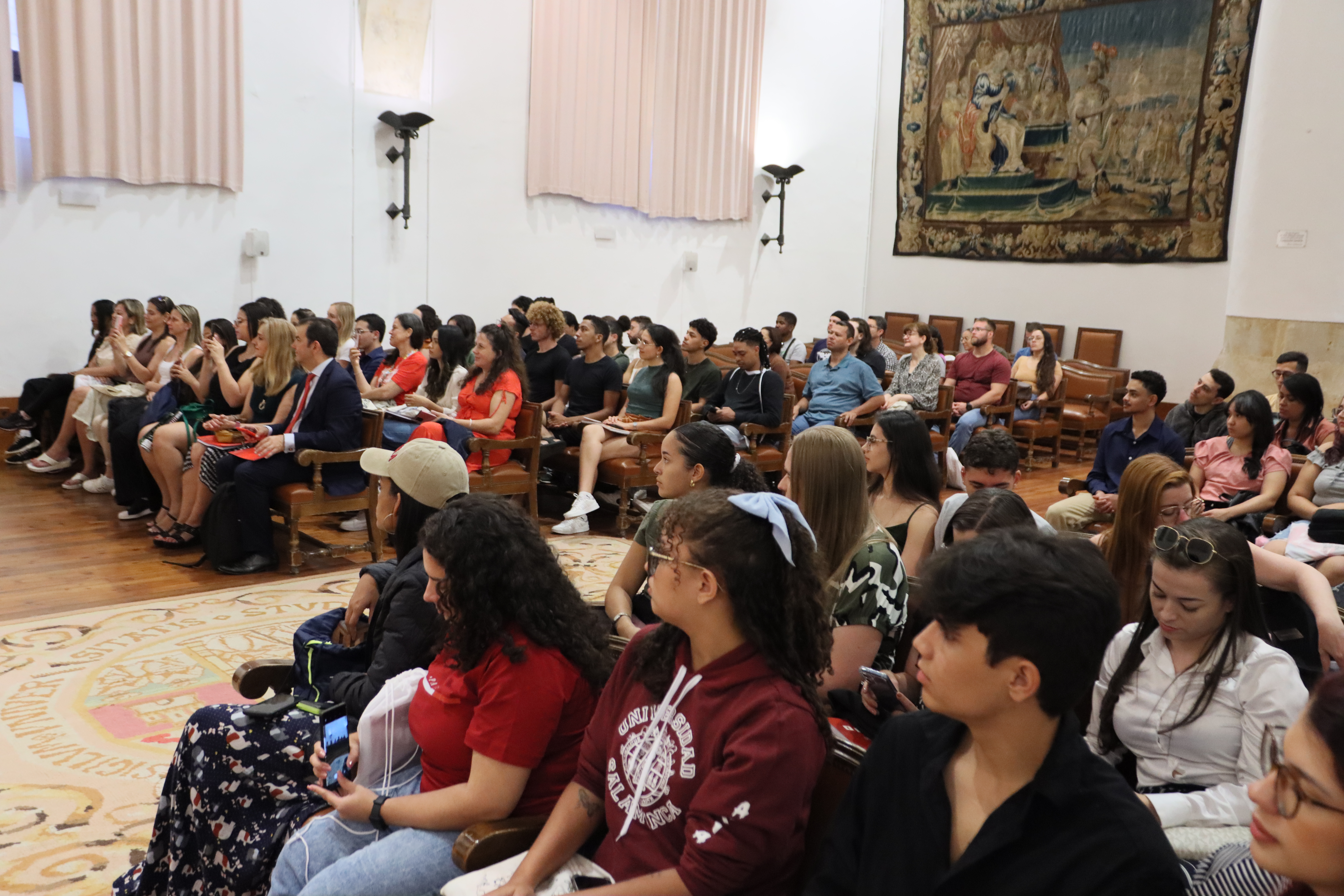 La Universidad de Salamanca da la bienvenida a los estudiantes brasileños del programa Top España