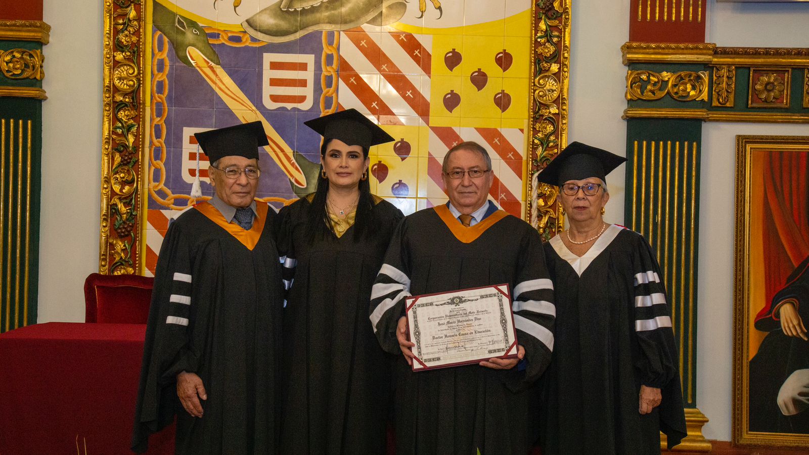 José Mª Hernández Díaz, catedrático de Historia de la Educación, doctor honoris causa por la Corporación Universitaria del Meta-UNIMETA