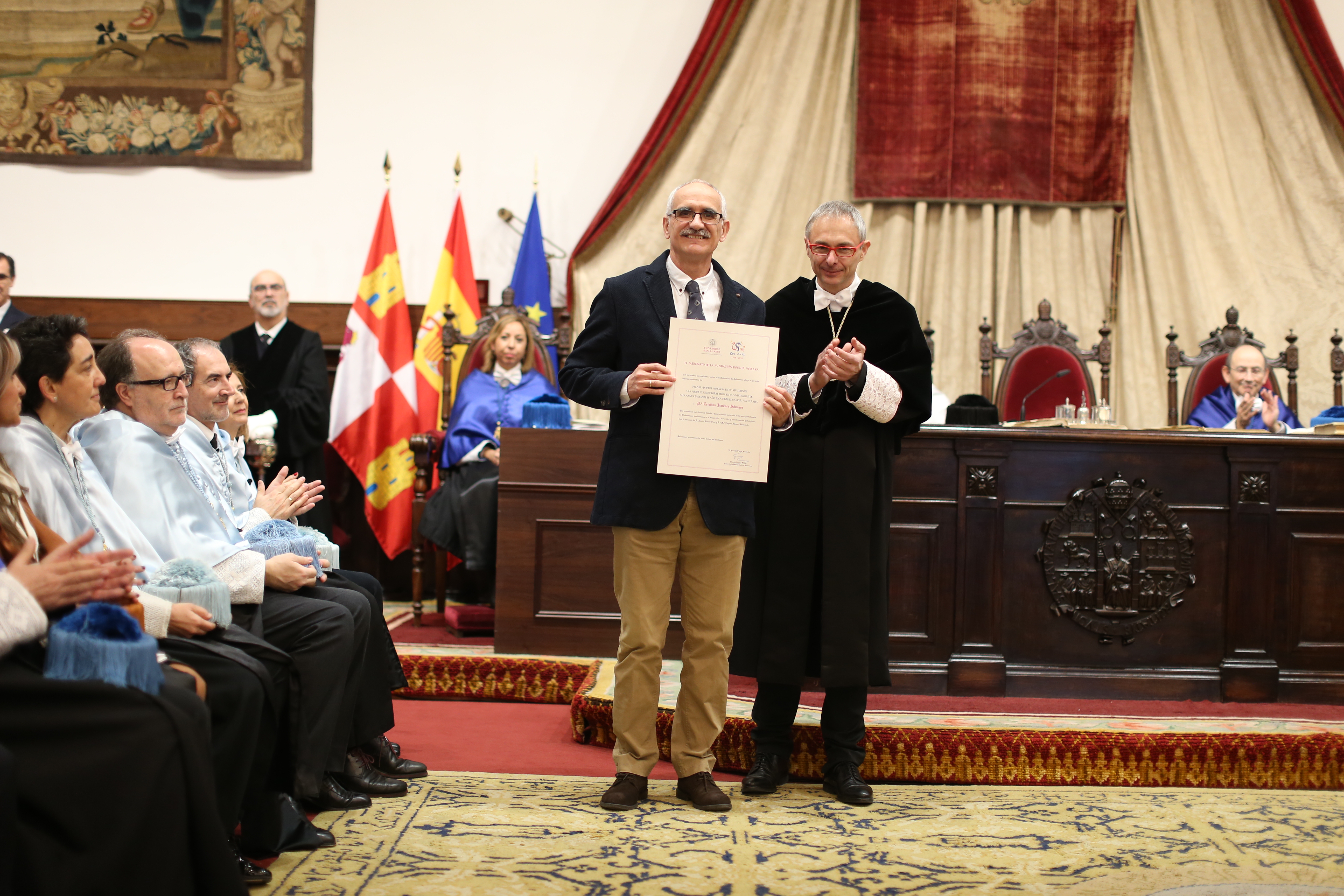 La Universidad de Salamanca celebra la festividad de Santo Tomás de Aquino con la entrega de la Medalla al exrector Daniel Hernández Ruipérez