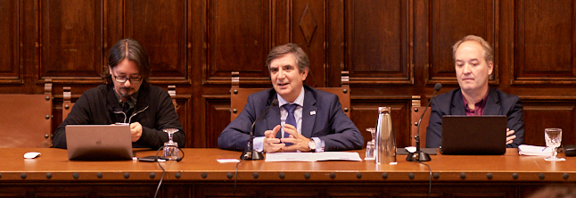 Luis Felipe Torrente, Fernando Almaraz y Rafael Sarralde.