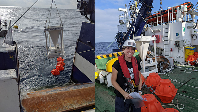 Blanca Ausín, del Grupo de Geociencias Oceánicas, lideró la misión científica financiada por el Consejo Europeo de Investigación que supone un hito para el estudio oceanográfico y paleoclimático del margen ibérico de Portugal 
