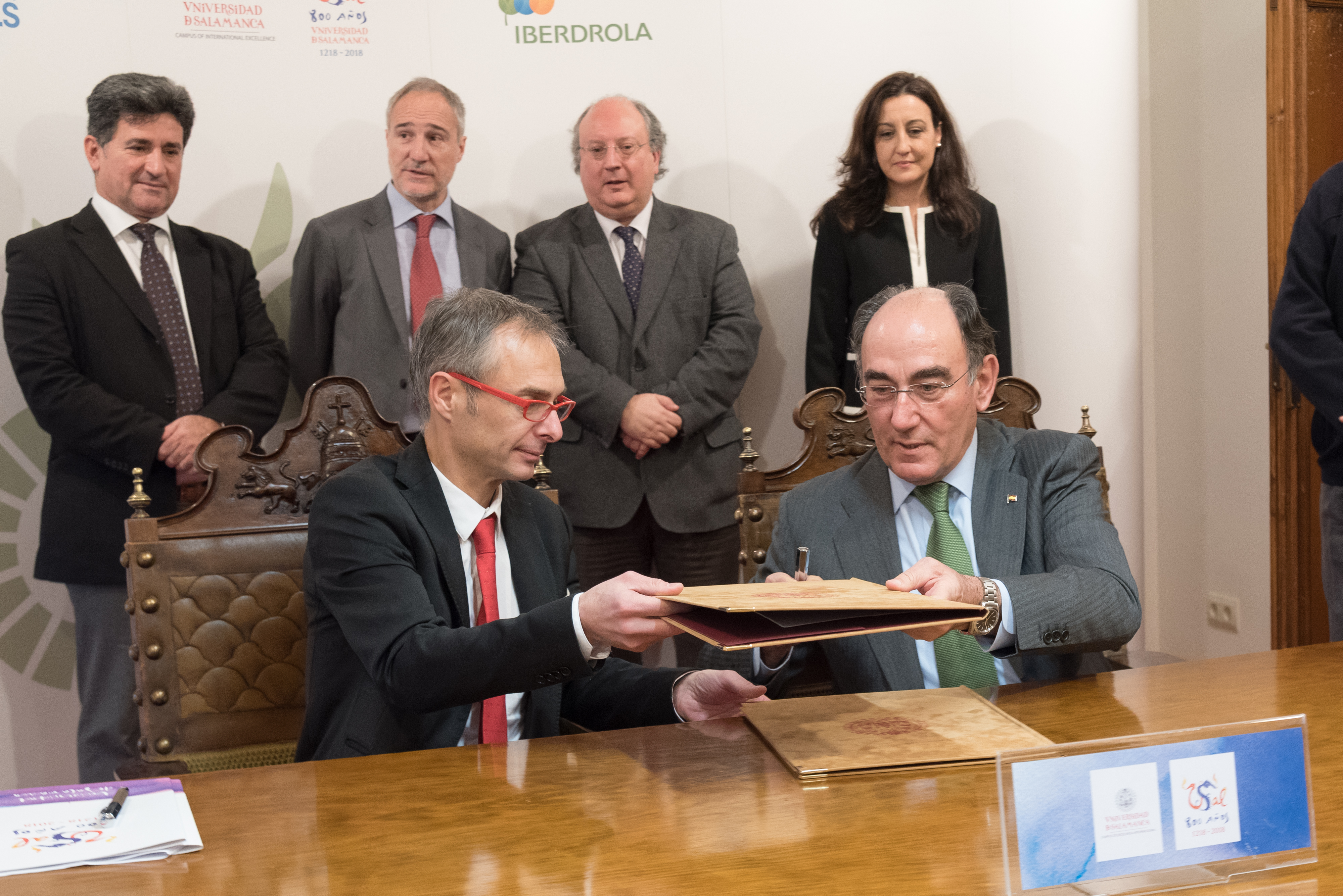 La Universidad de Salamanca e Iberdrola firman un acuerdo para la celebración de la Conferencia Iberoamericana sobre Objetivos de Desarrollo Sostenible