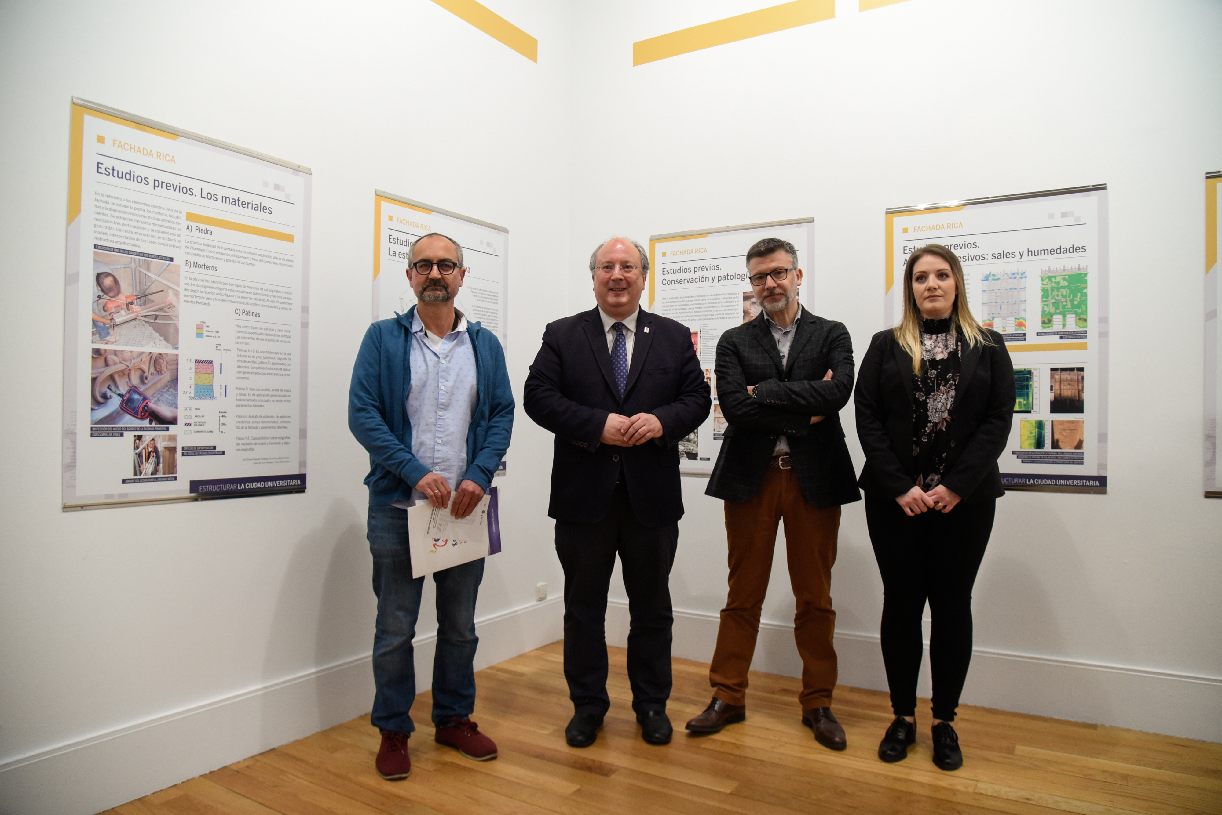 La exposición ‘Estructurar la ciudad universitaria’ propone un recorrido visual y didáctico por el patrimonio arquitectónico de la Universidad de Salamanca