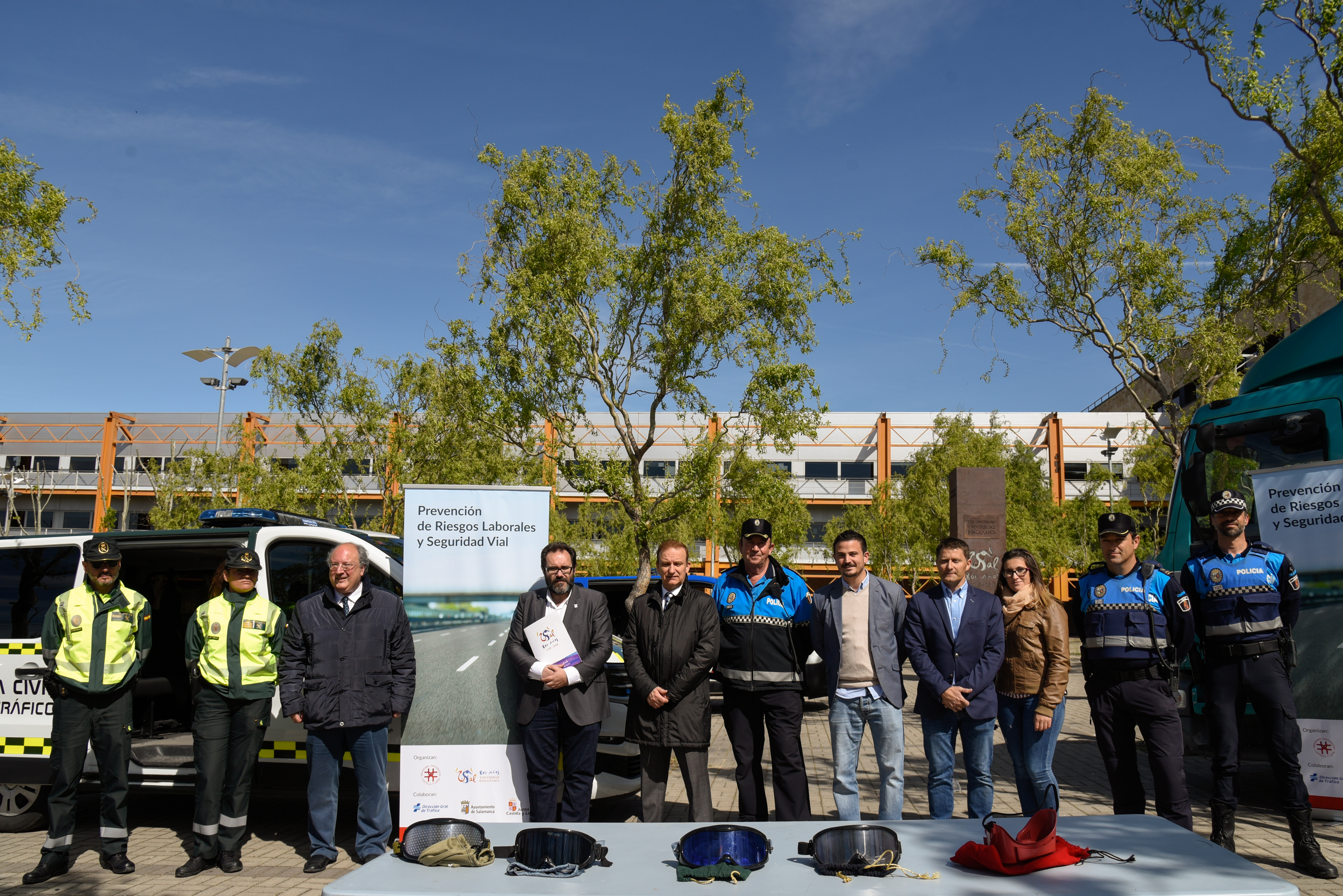 La Universidad de Salamanca presenta una jornada sobre seguridad vial y prevención de riesgos laborales en el Campus Miguel de Unamuno