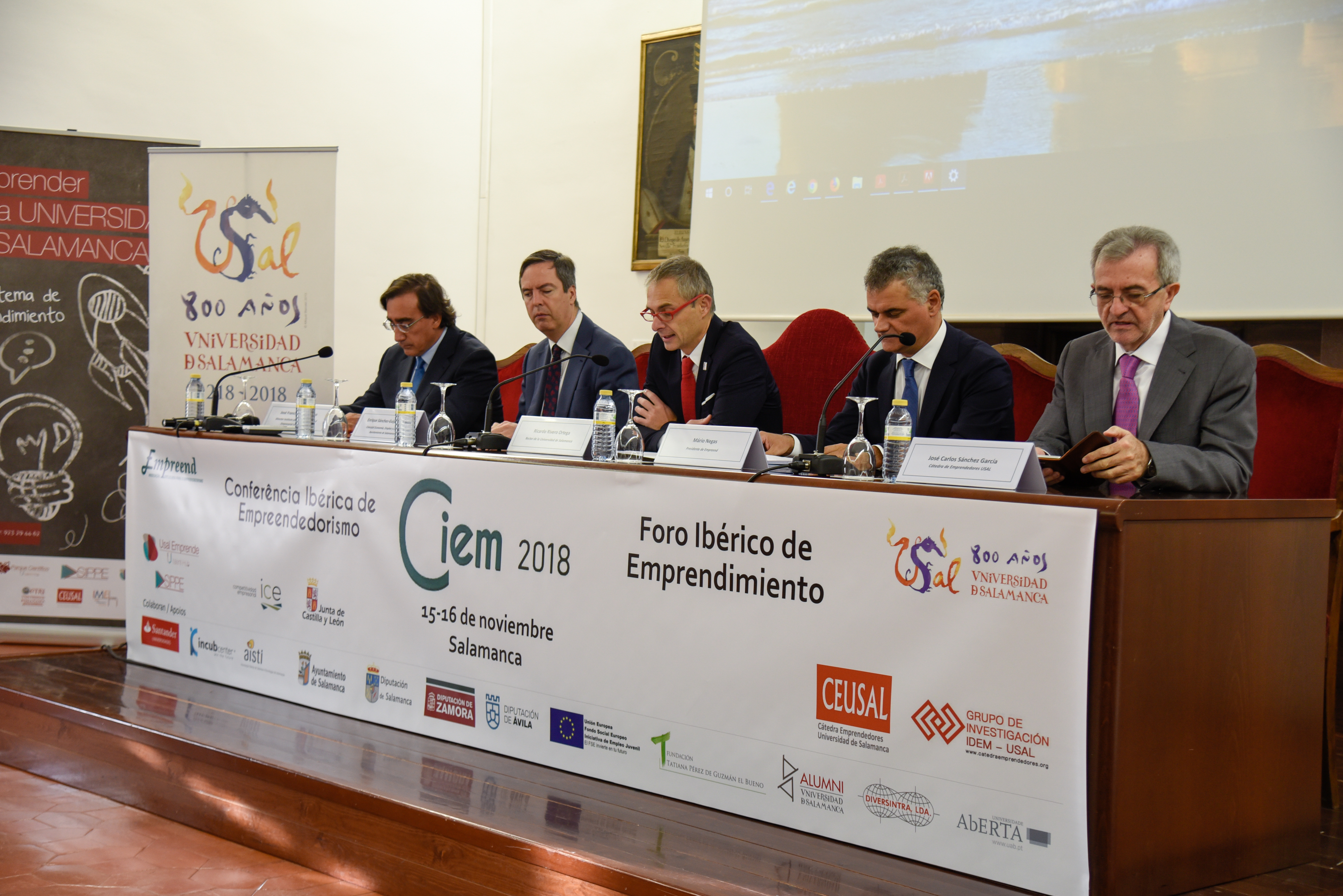La Universidad de Salamanca acoge el Foro Ibérico de Emprendimiento, la VIII Conferencia Ibérica de Emprendimiento y la II Jornadas de Emprendimiento