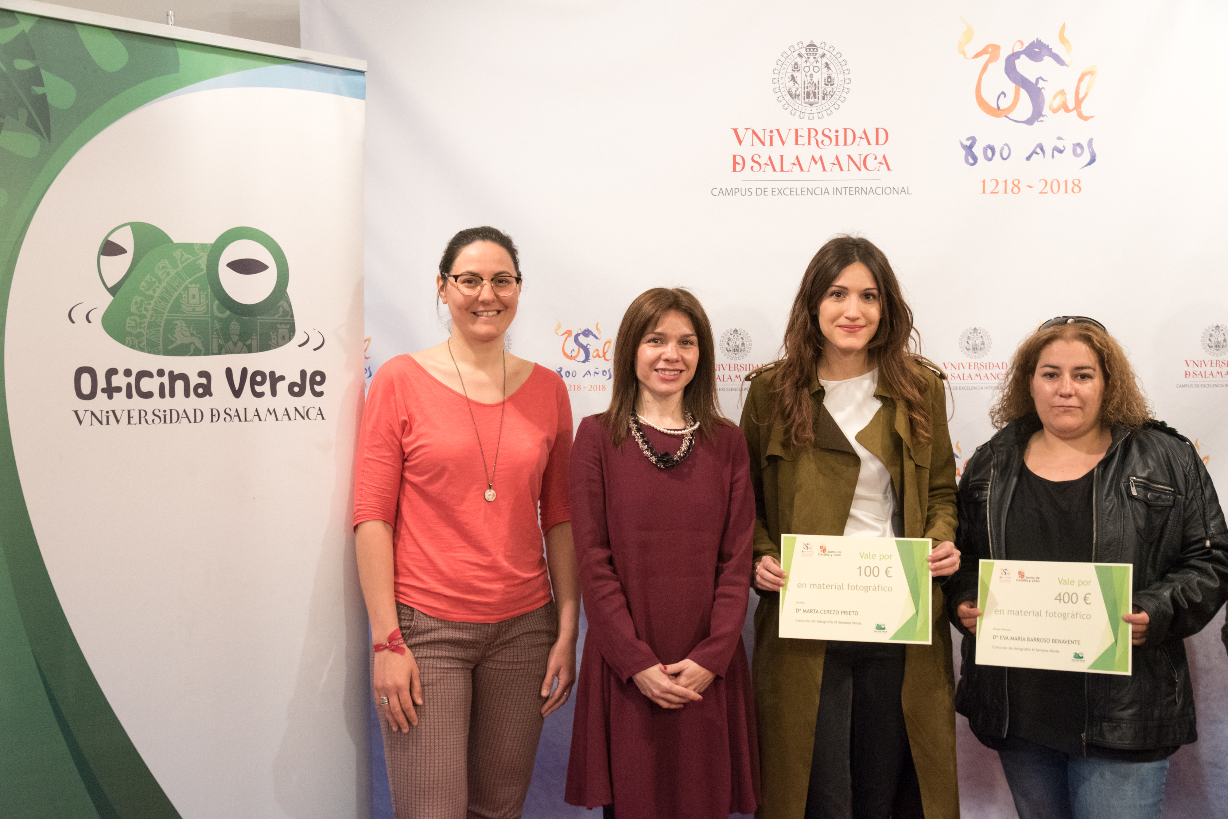 La Oficina Verde hace entrega de los premios del Concurso de Fotografía de la XI Semana Verde de la Universidad de Salamanca