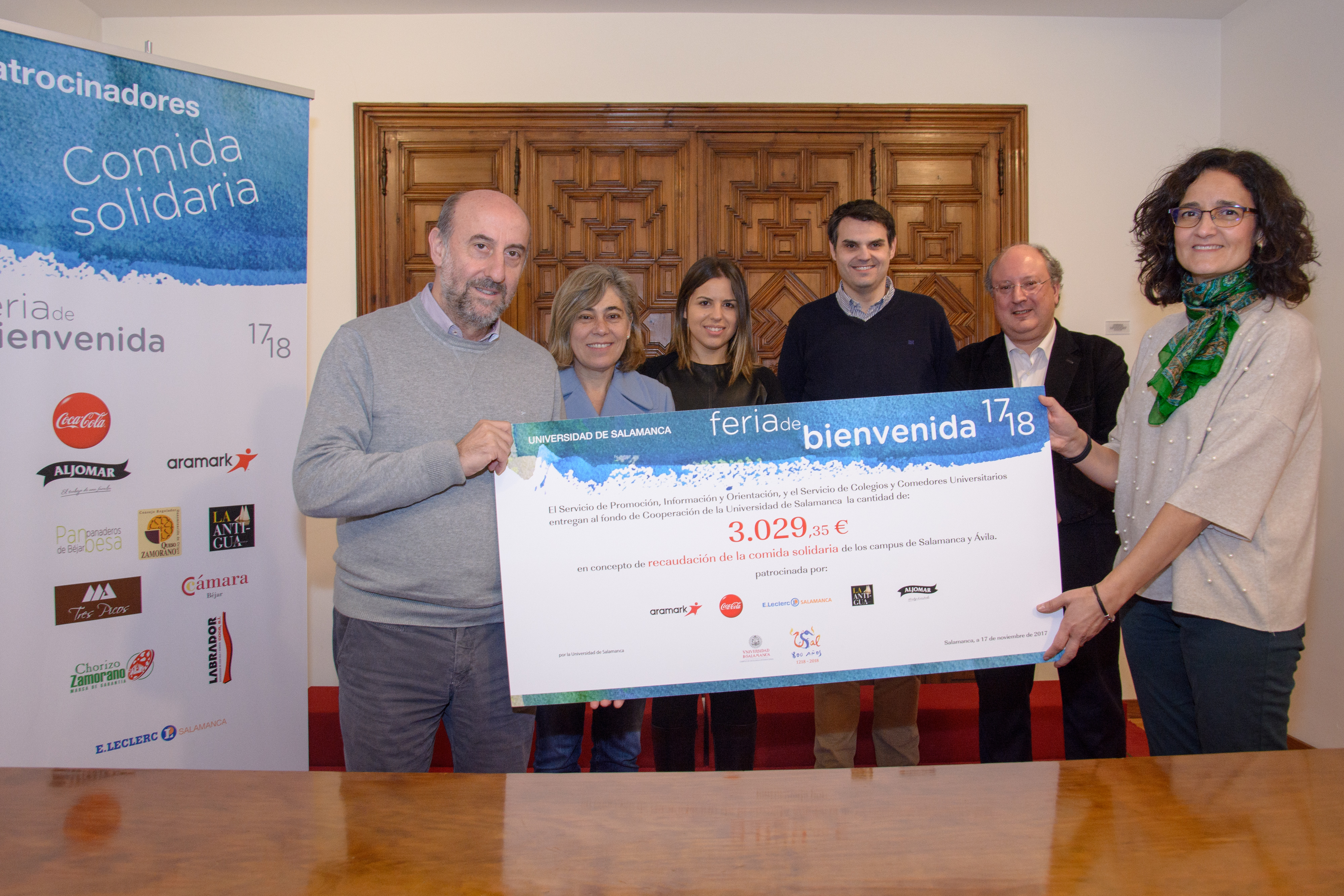 La Universidad consigue más de 3.000 € para su Fondo de Cooperación procedentes de los ‘Bocadillos Solidarios’ de Salamanca y Ávila