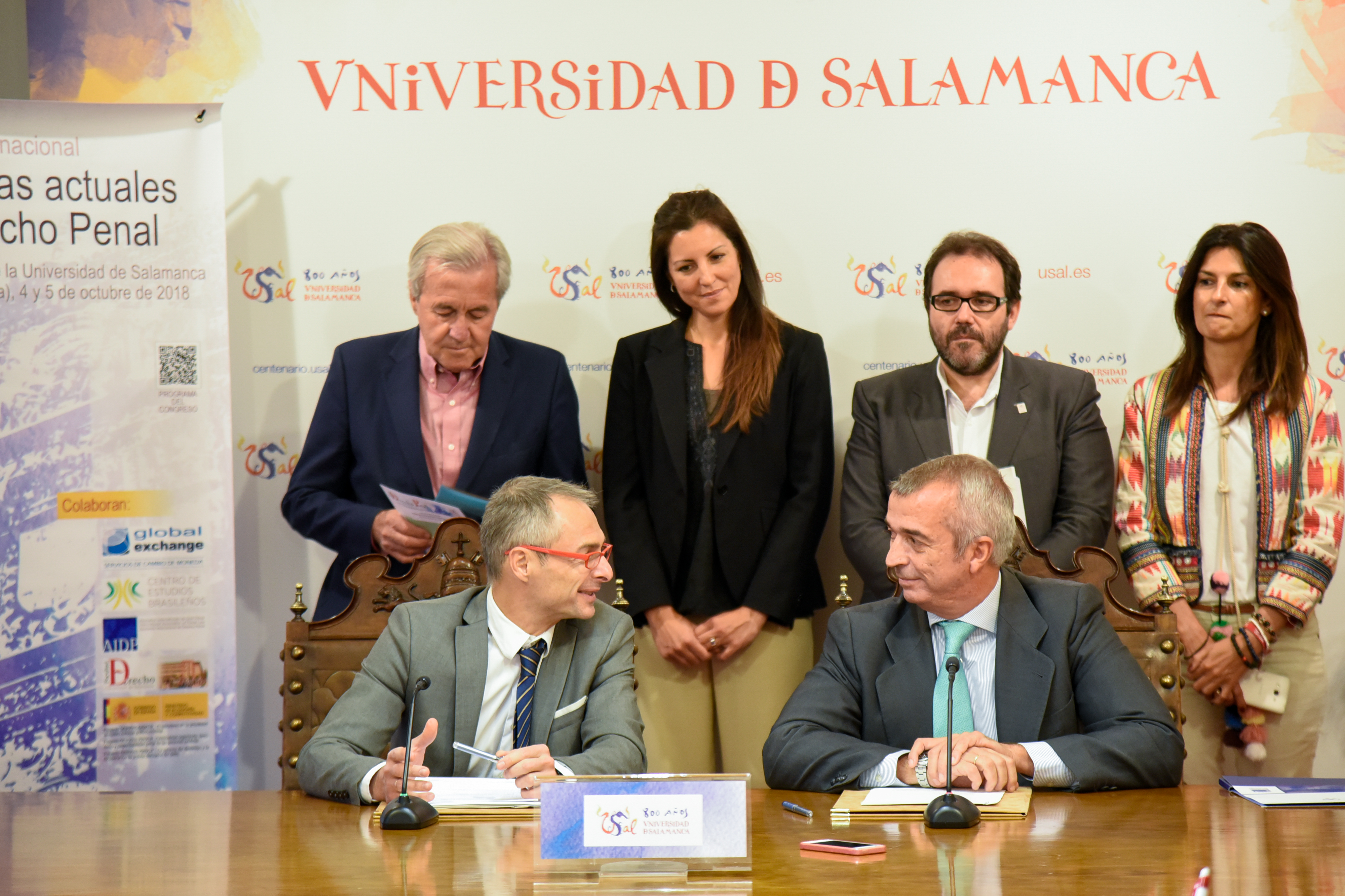 La Universidad de Salamanca y Global Exchange sellan su colaboración para el Congreso Internacional ‘Problemas Actuales del Derecho Penal’