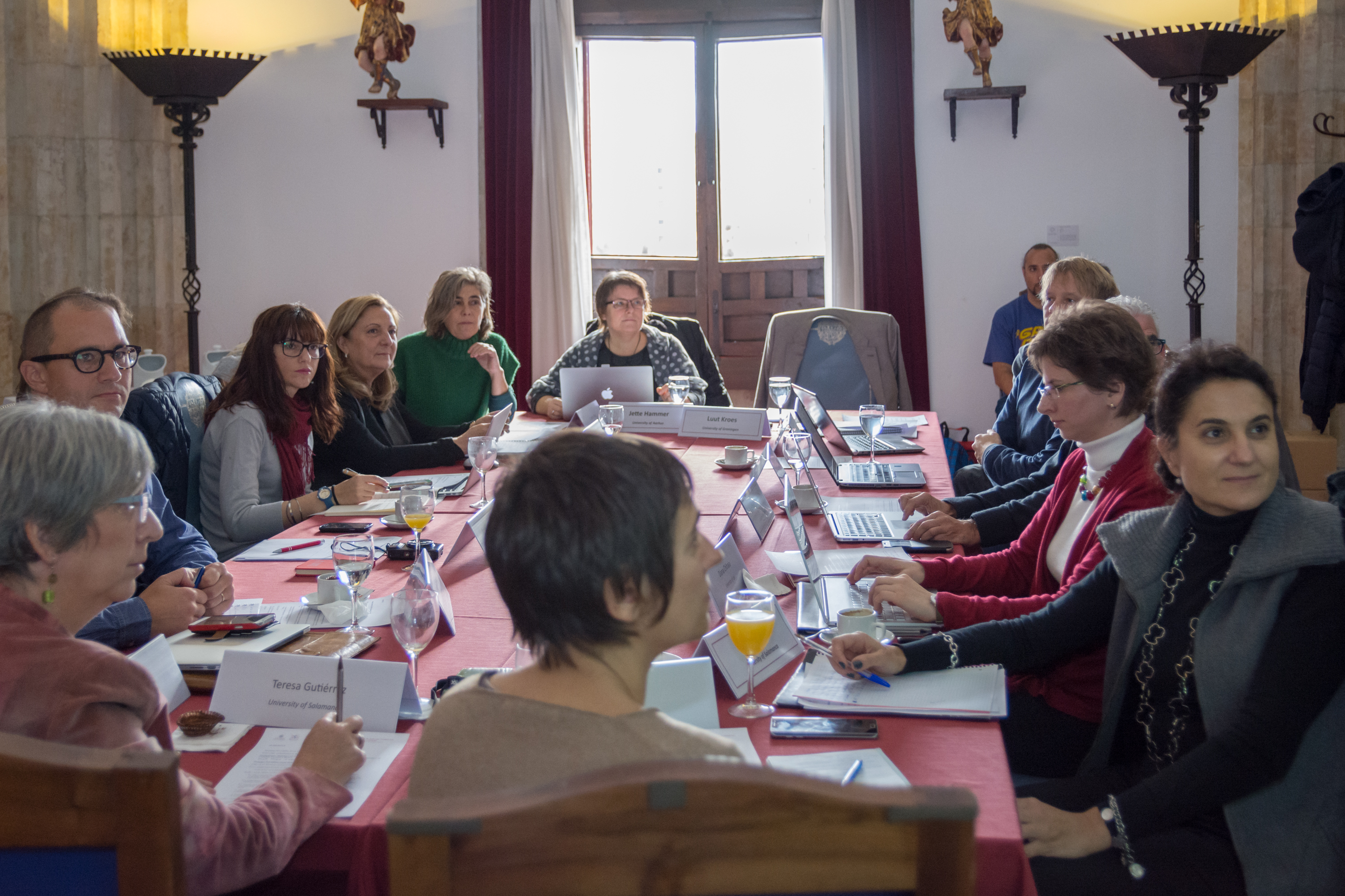 La vicerrectora de Atención al Estudiante preside la reunión del grupo de Empleo del Grupo Coimbra de Universidades