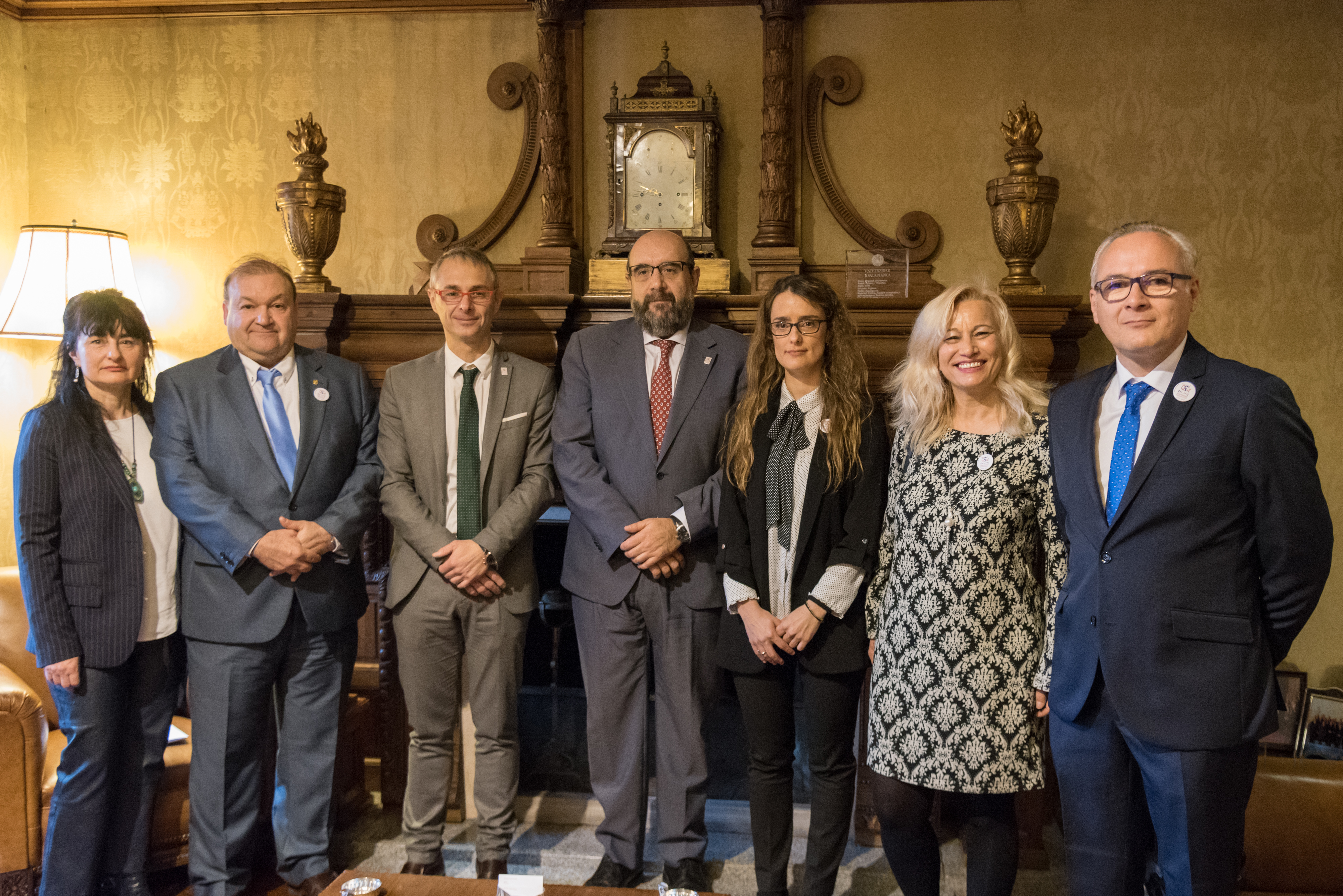 El rector de la Universidad de Salamanca recibe al presidente nacional de CSIF