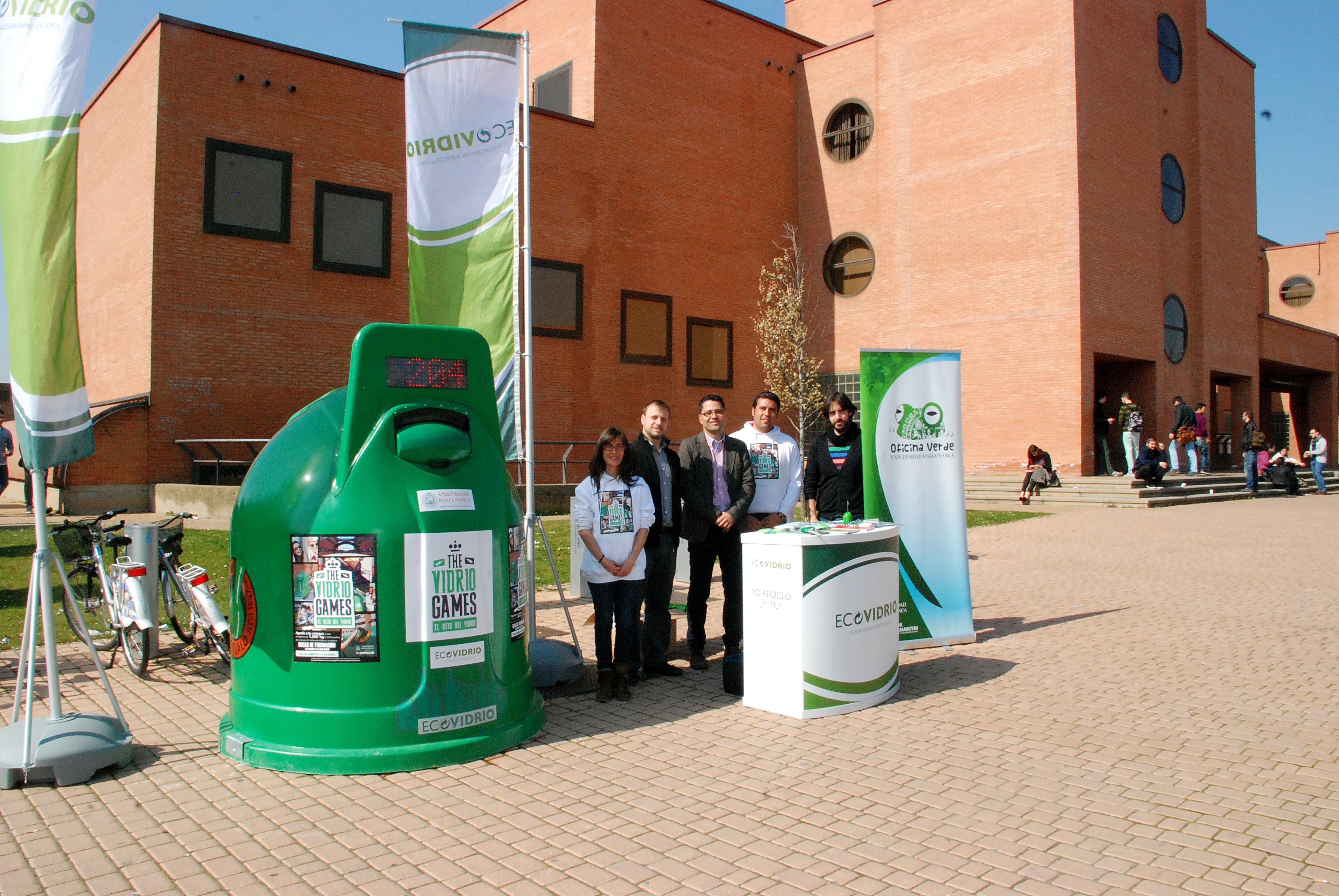 La Oficina Verde Universidad de Salamanca anima a sus estudiantes a colaborar en el reciclaje de vidrio con ‘The vidrio games’