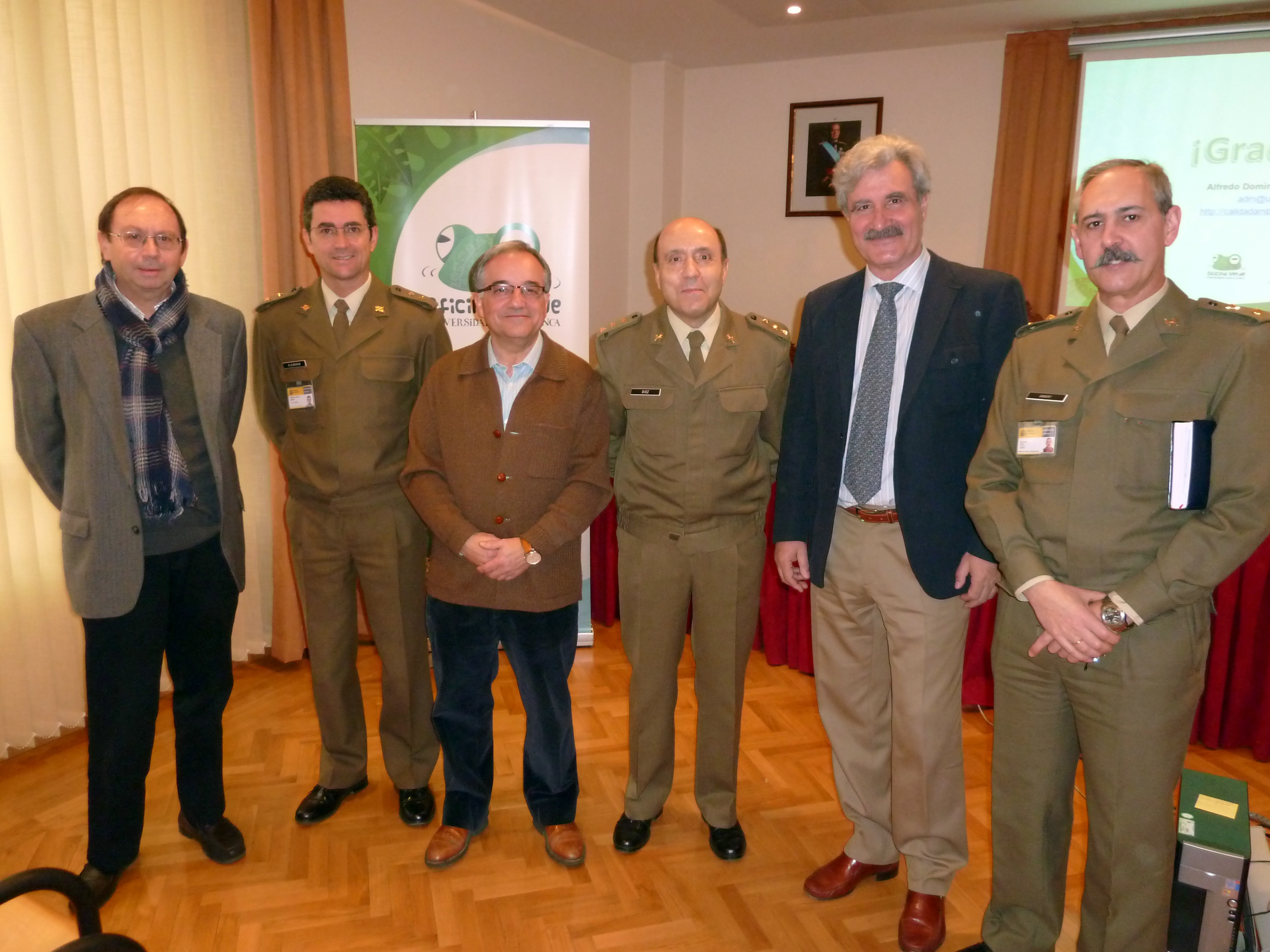 La Oficina Verde ofrece una charla-coloquio en la Subdelegación de Defensa de Salamanca sobre “Buenas prácticas en oficinas”.